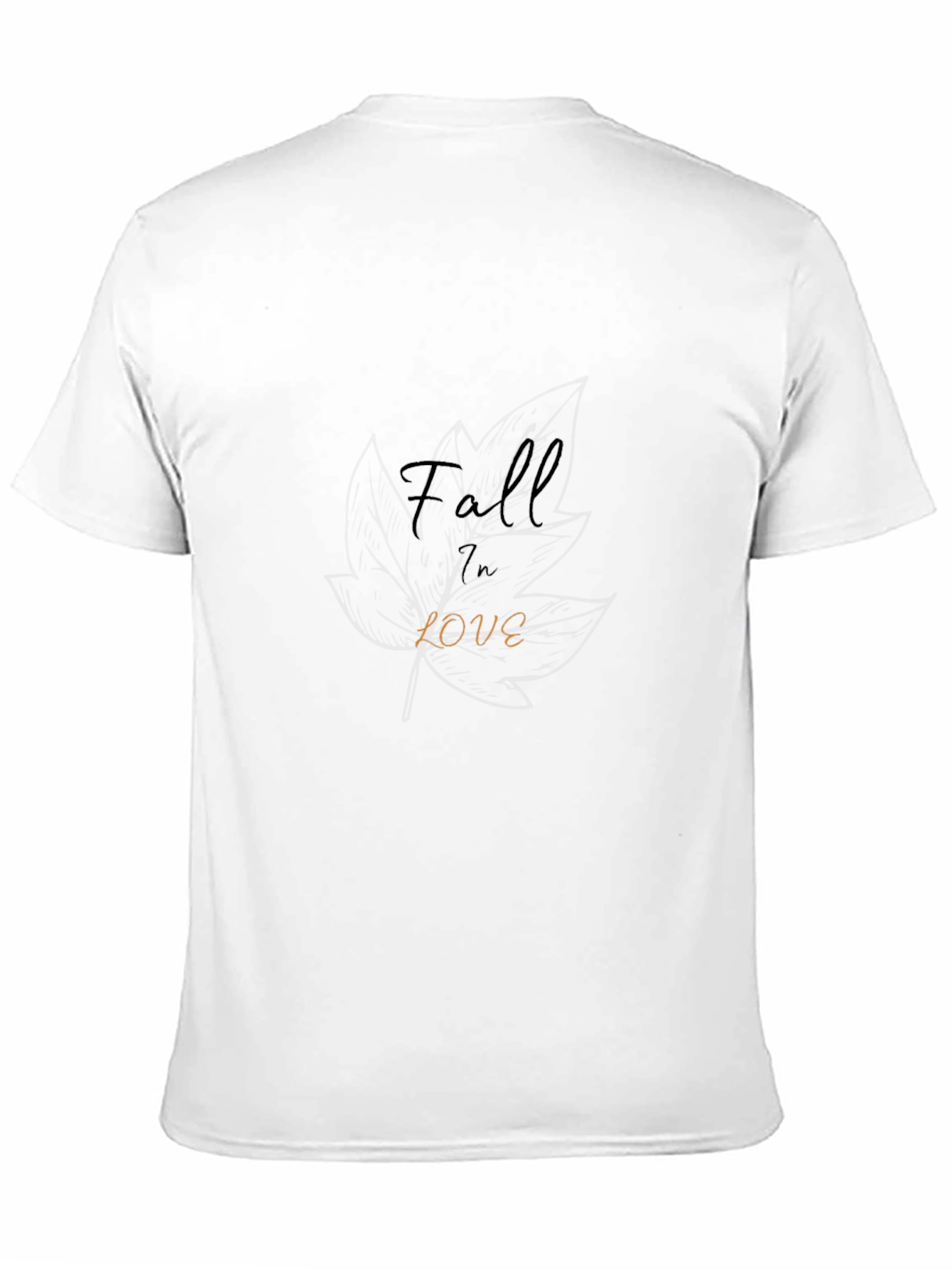 Fall in Love Black T-Shirt