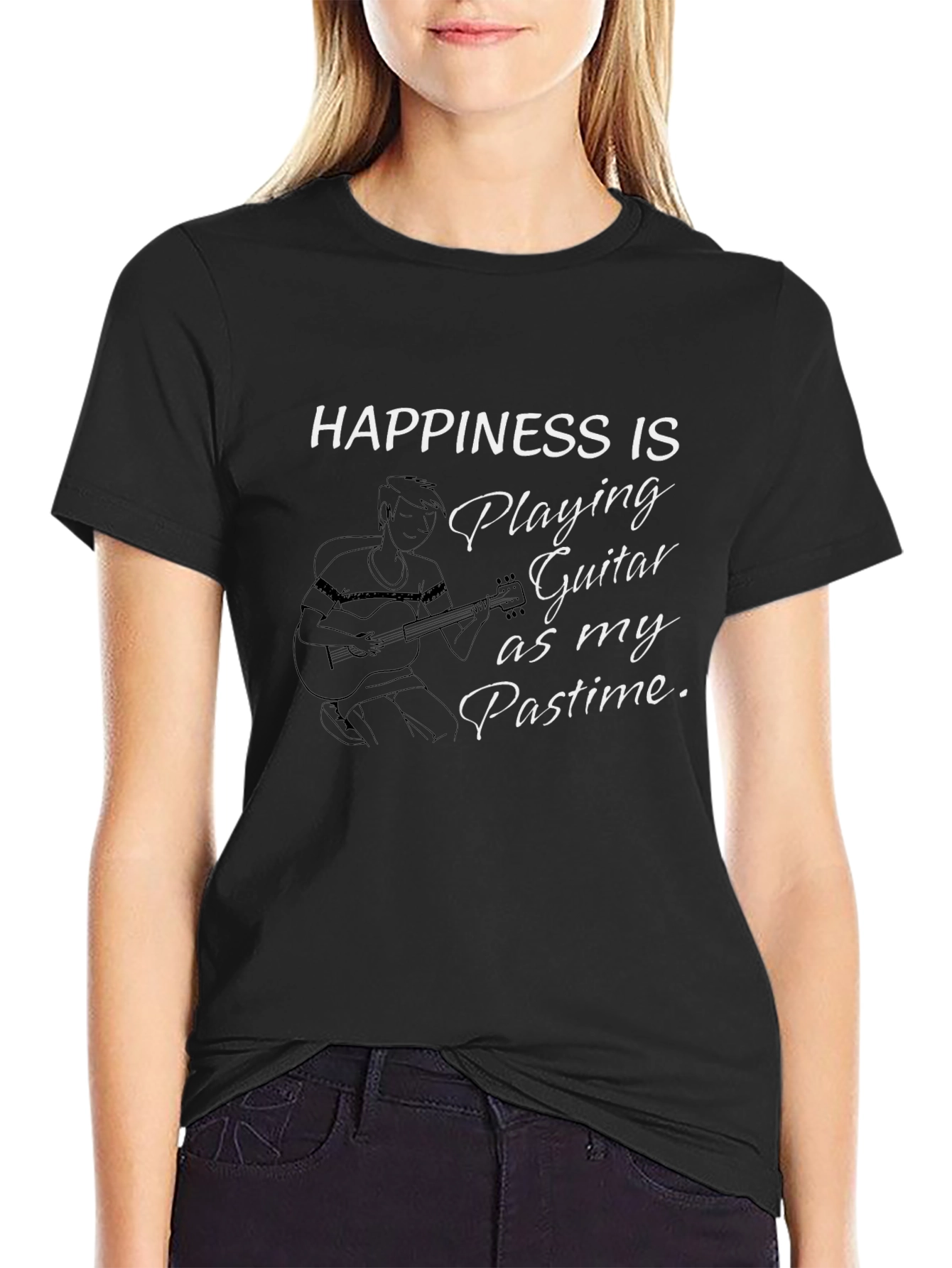 Happiness Guitar Player T-Shirt