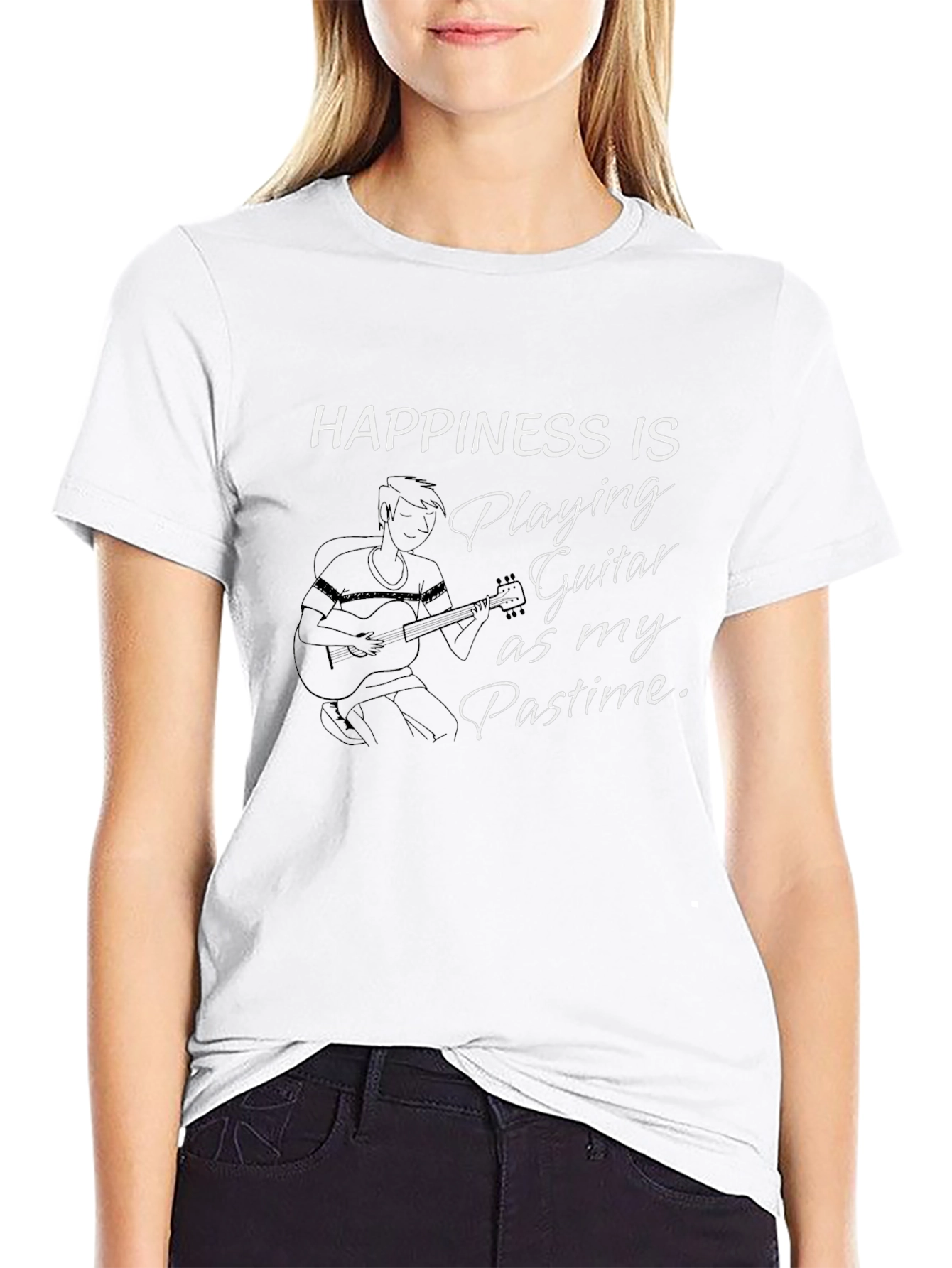 Happiness Guitar Player T-Shirt