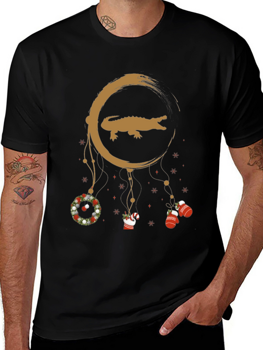 Festive Alligator Dreamcatcher T-Shirt