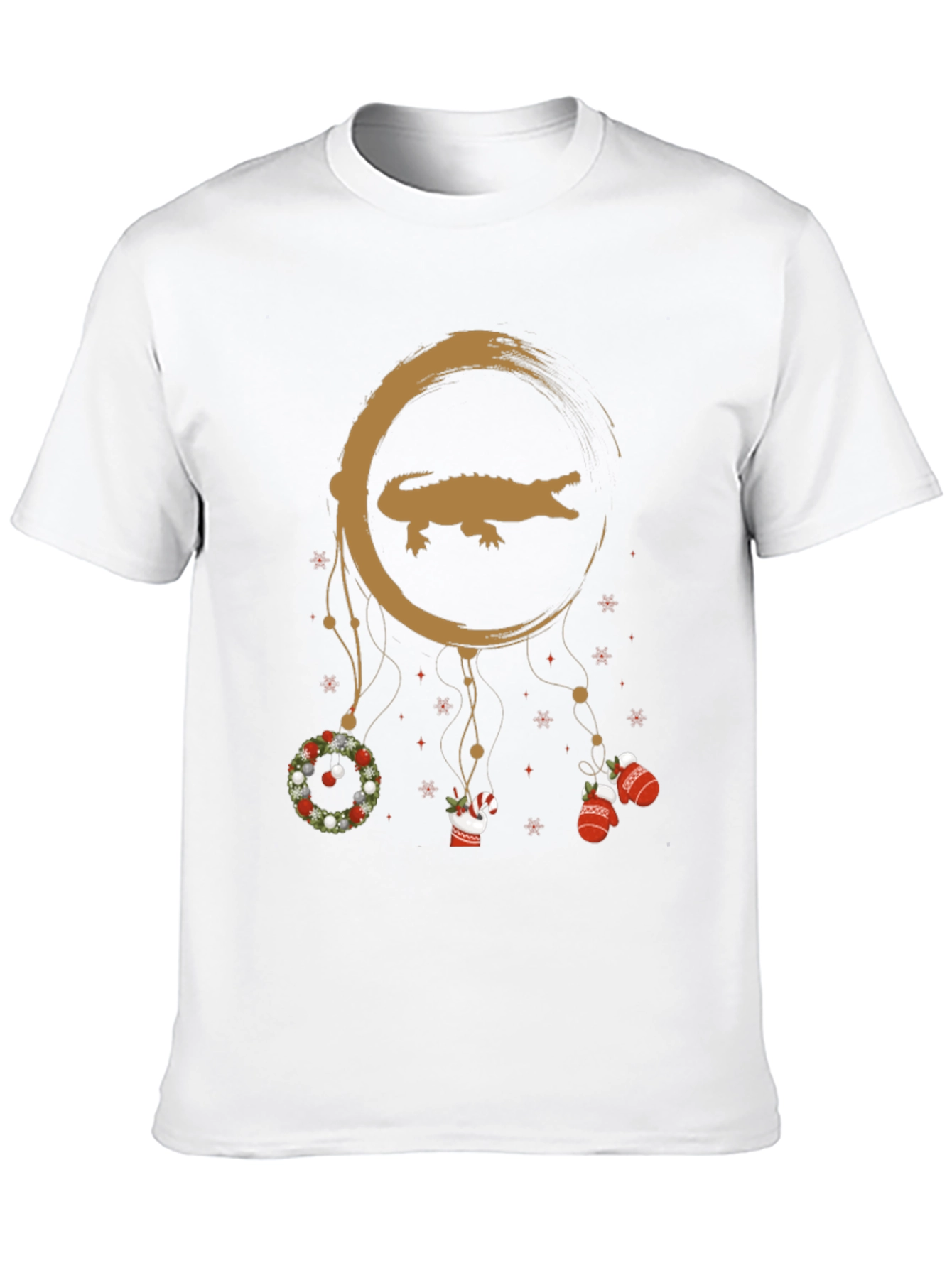 Festive Alligator Dreamcatcher T-Shirt