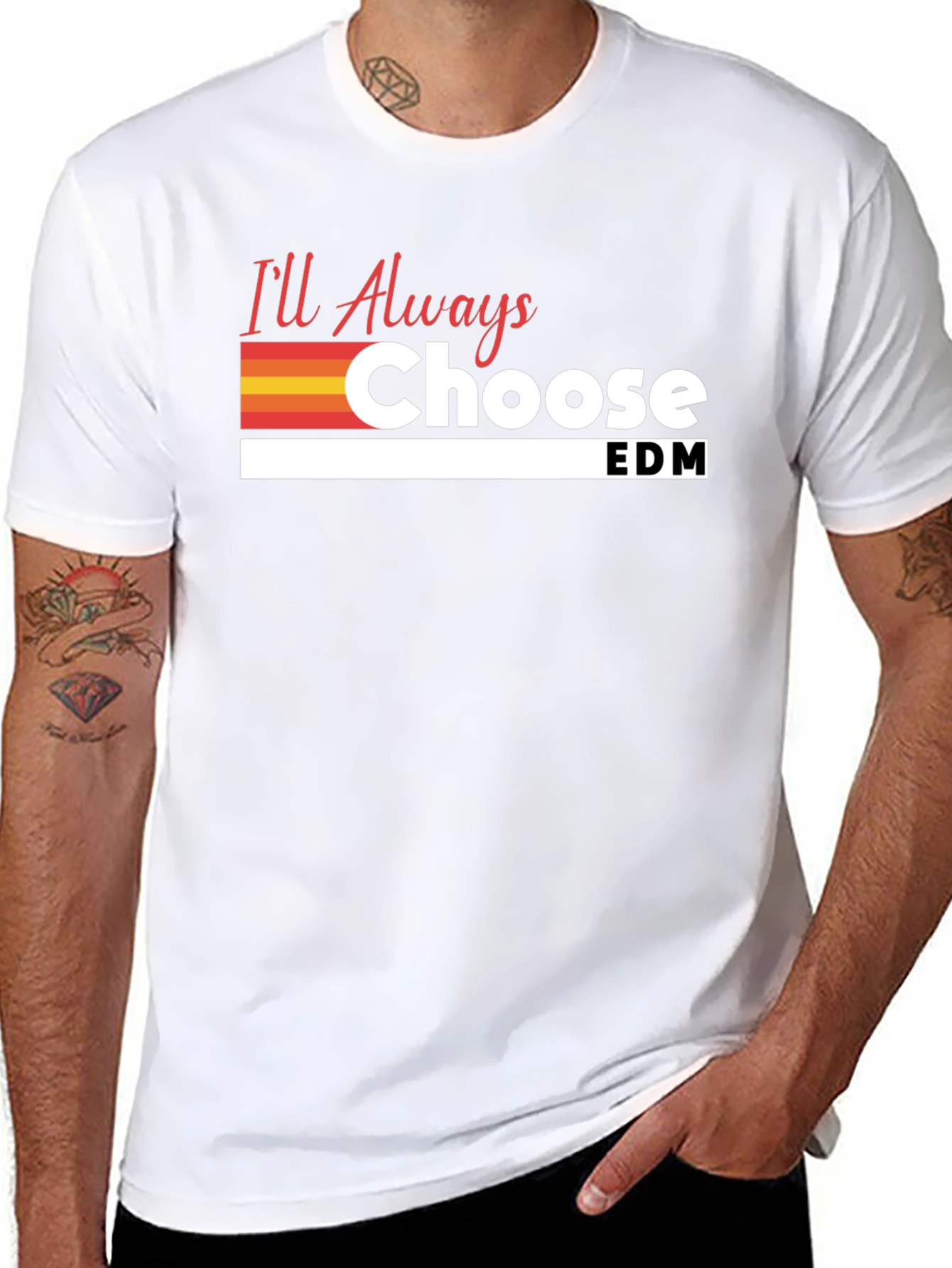 Ill Always Choose EDM T-Shirt - Black
