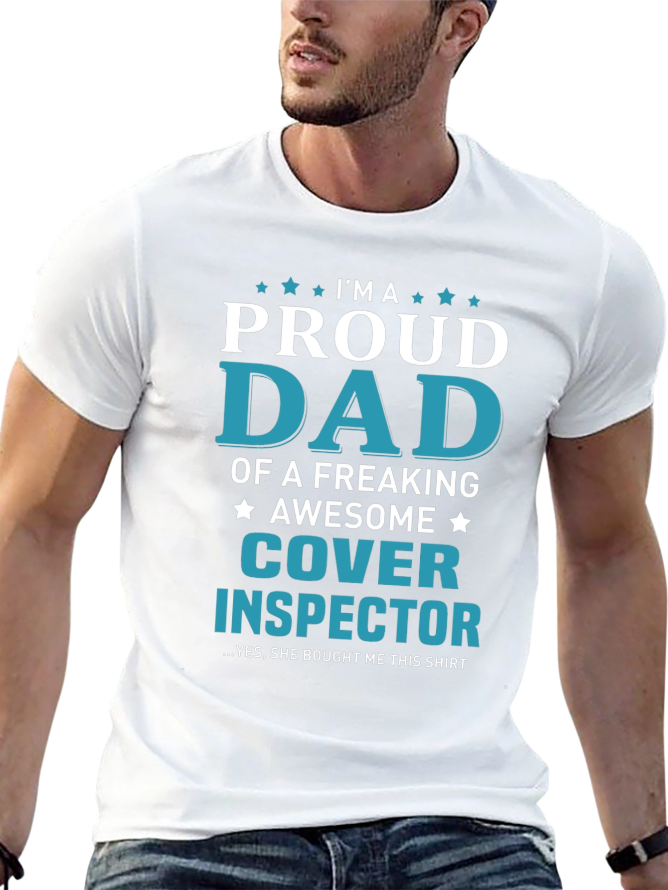Proud Dad Cover Inspector T-Shirt