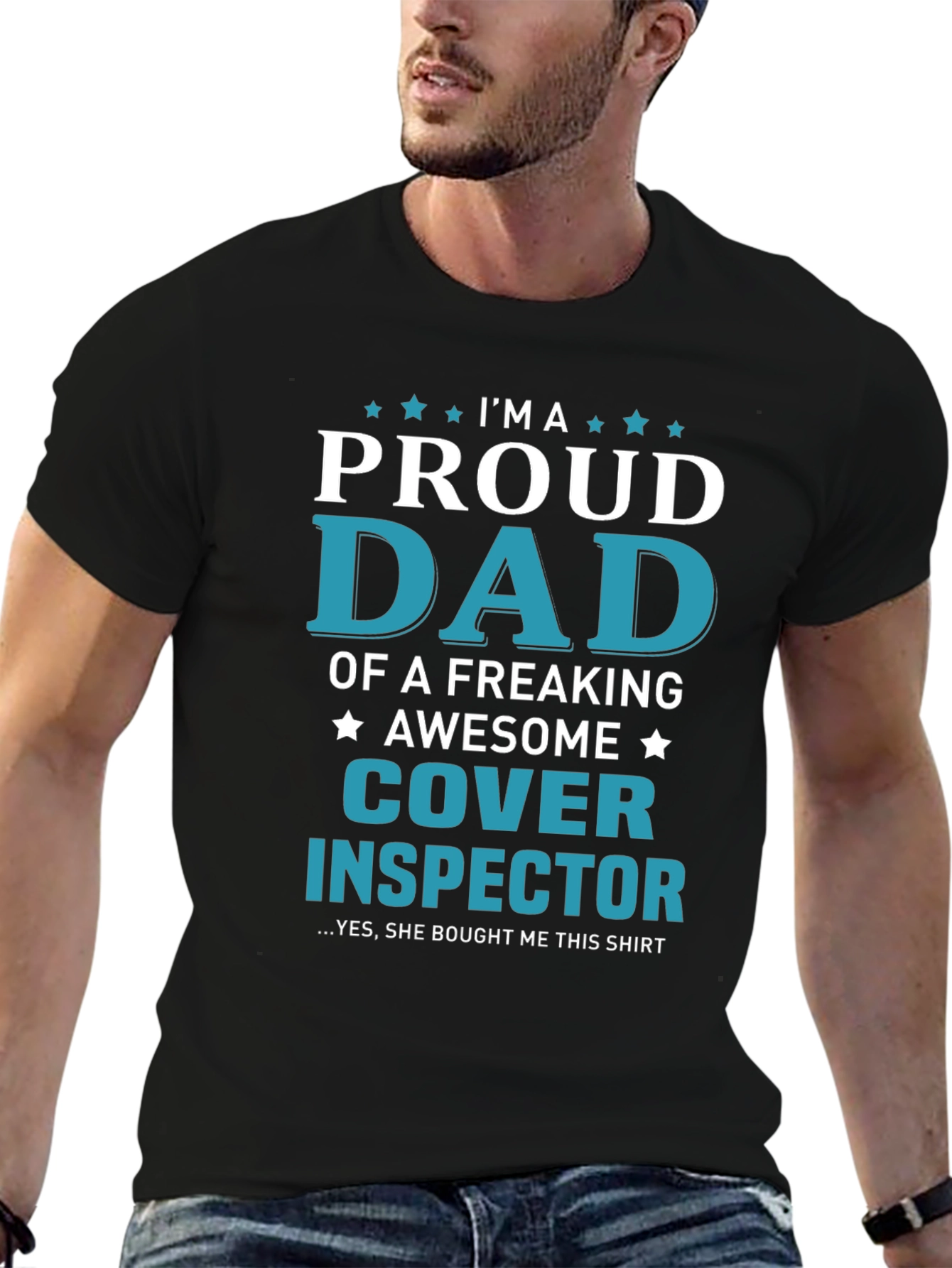 Proud Dad Cover Inspector T-Shirt