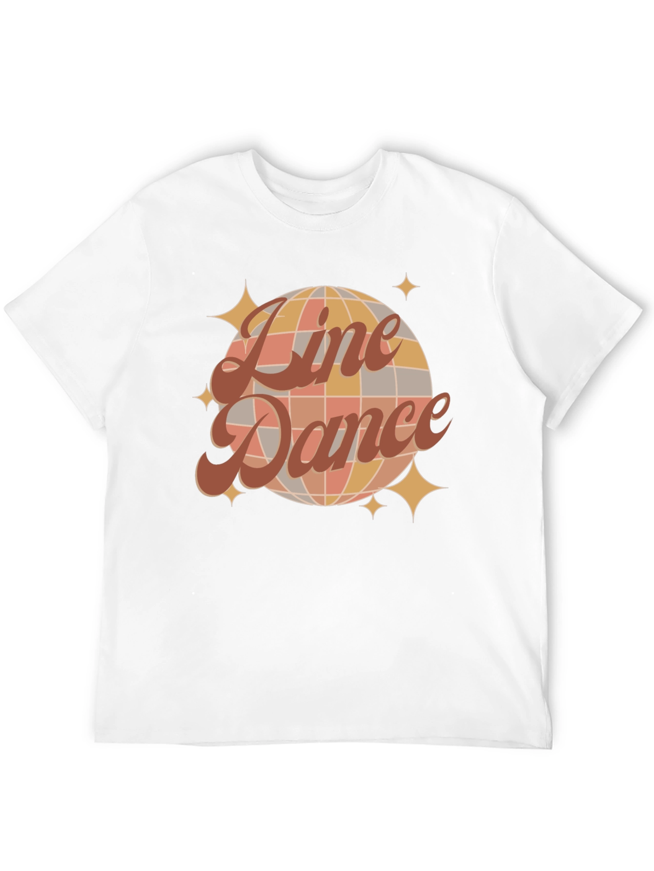 Retro Line Dance Graphic T-Shirt