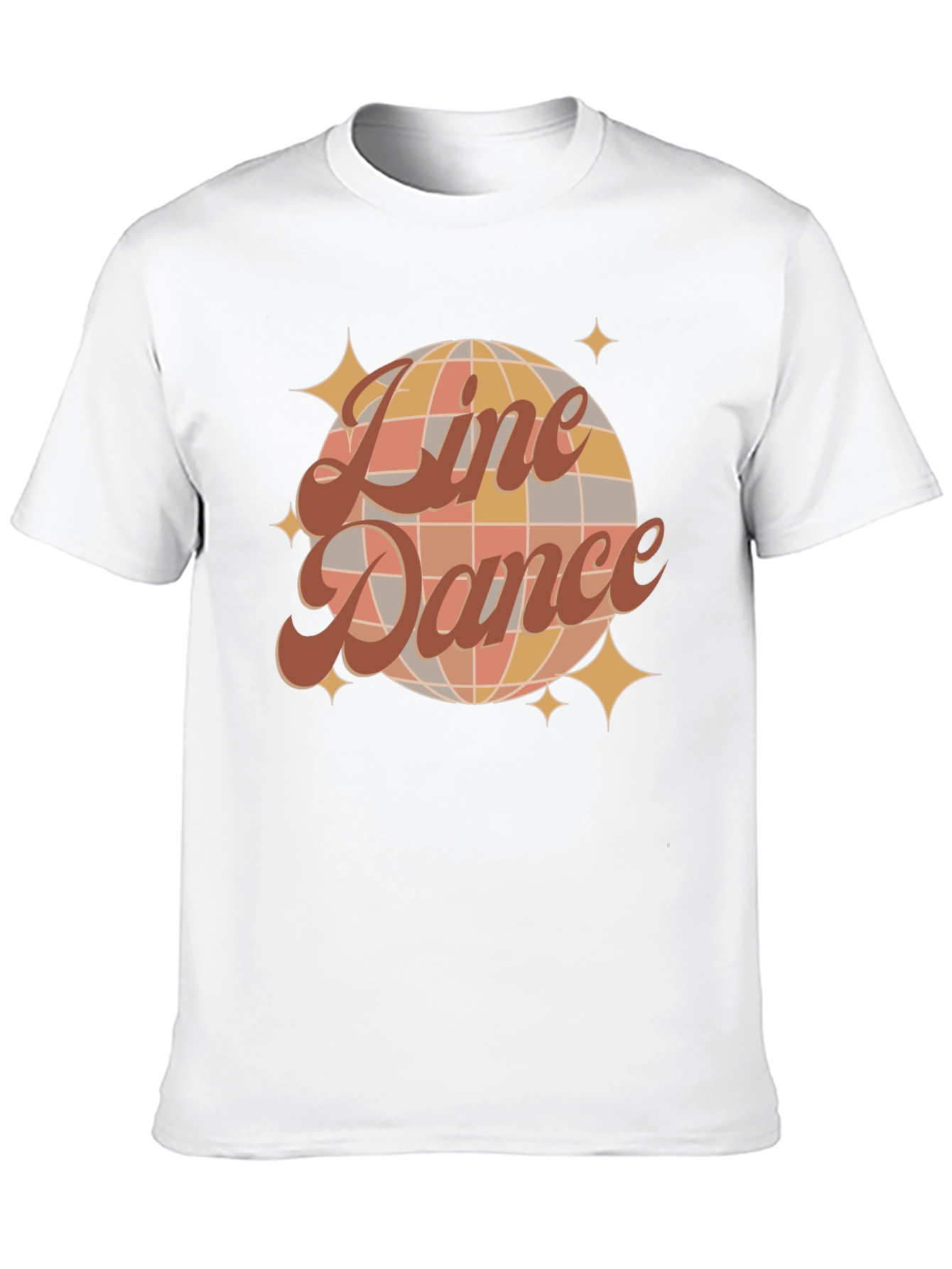 Retro Line Dance Graphic T-Shirt