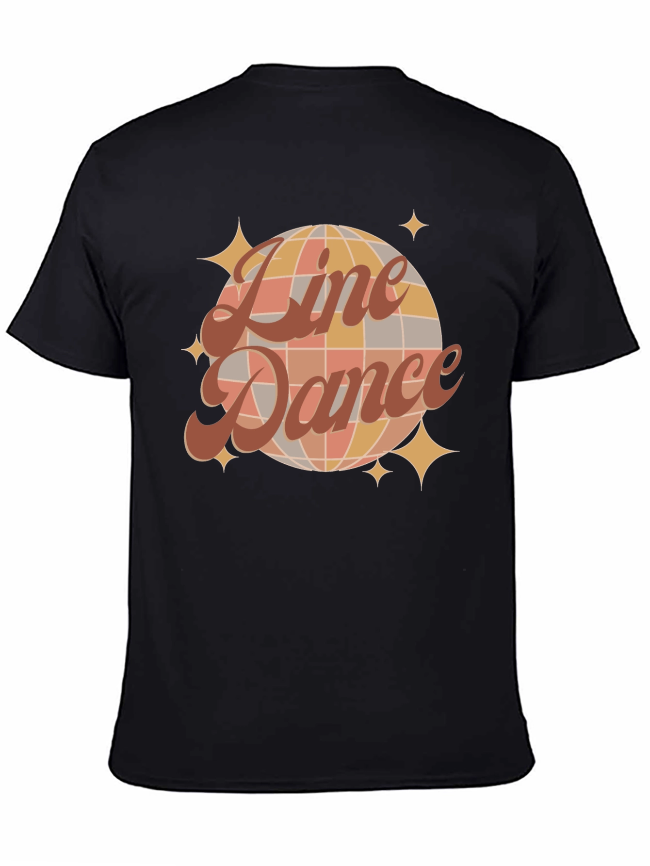 Retro Line Dance Graphic T-Shirt