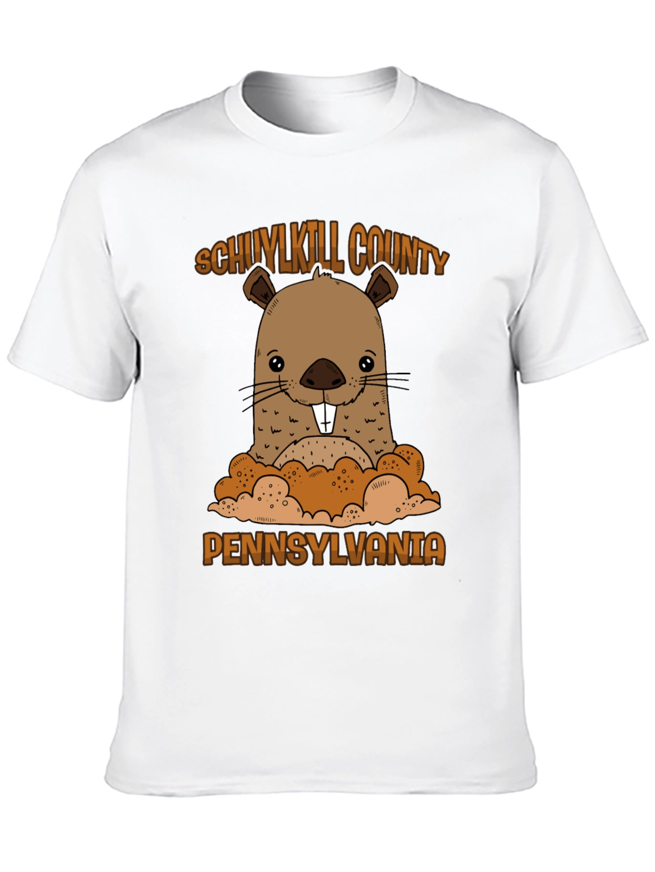 Schuylkill County Pennsylvania Groundhog T-Shirt