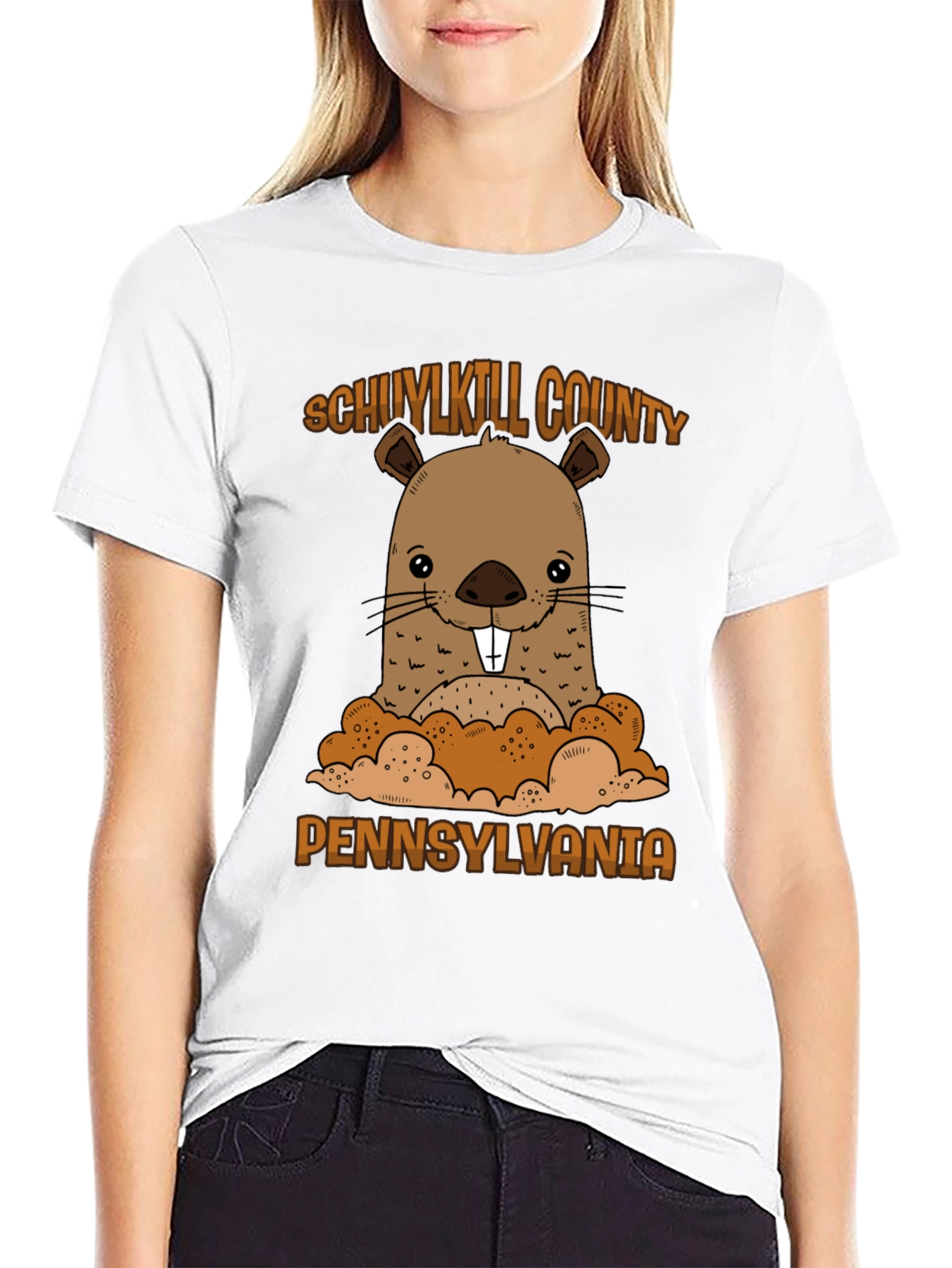 Schuylkill County Pennsylvania Groundhog T-Shirt