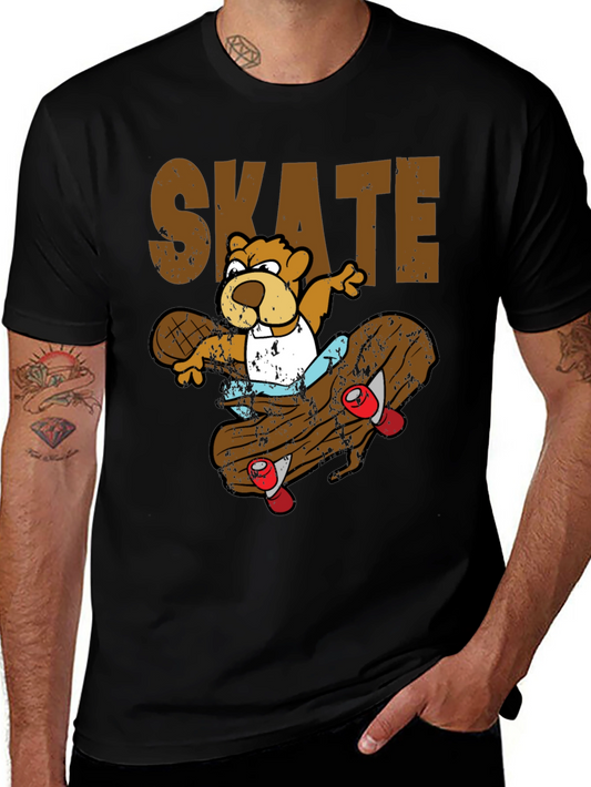 Skateboarding Beaver T-Shirt
