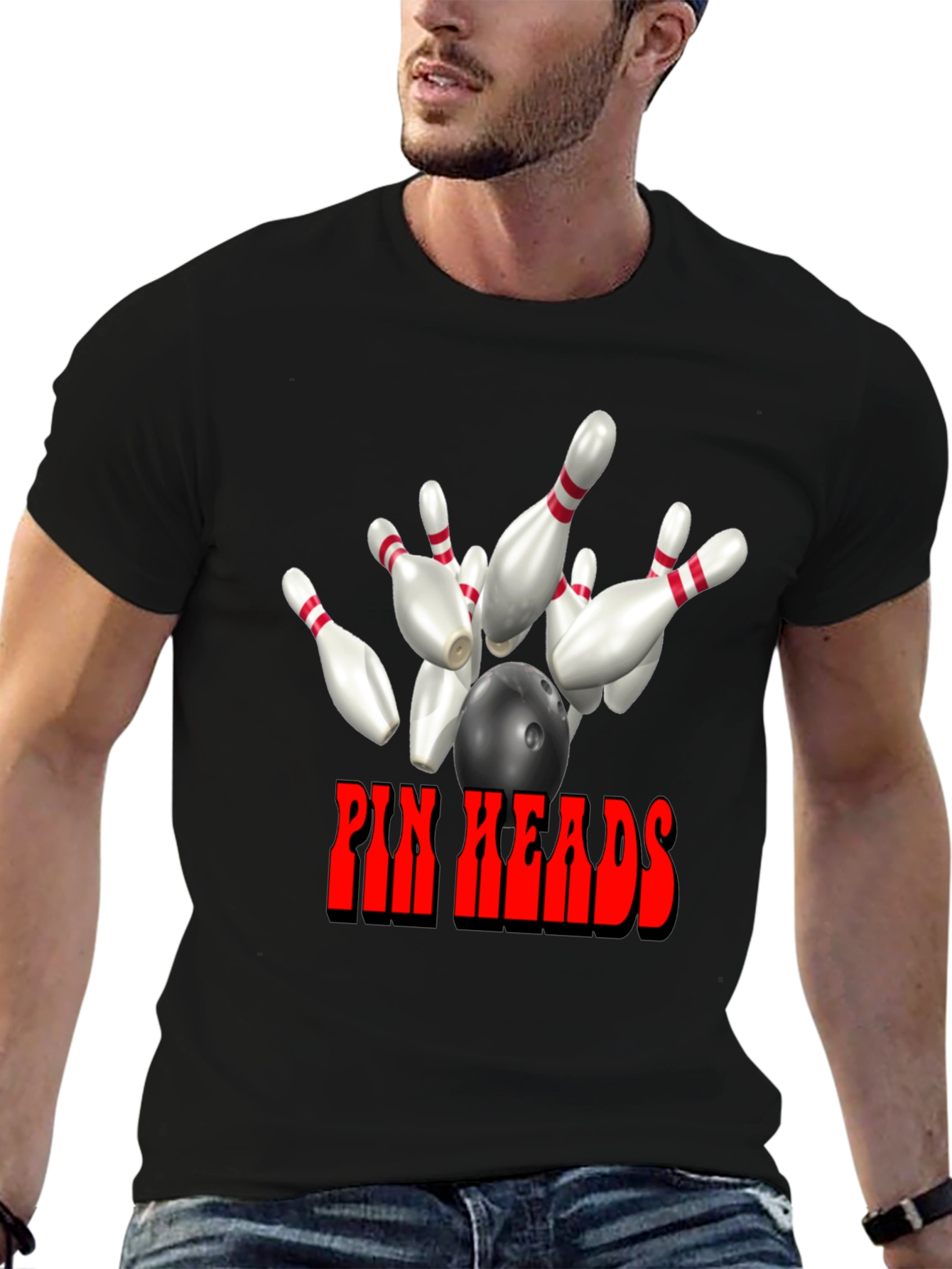 Pin Heads Bowling T-Shirt - Strike Edition