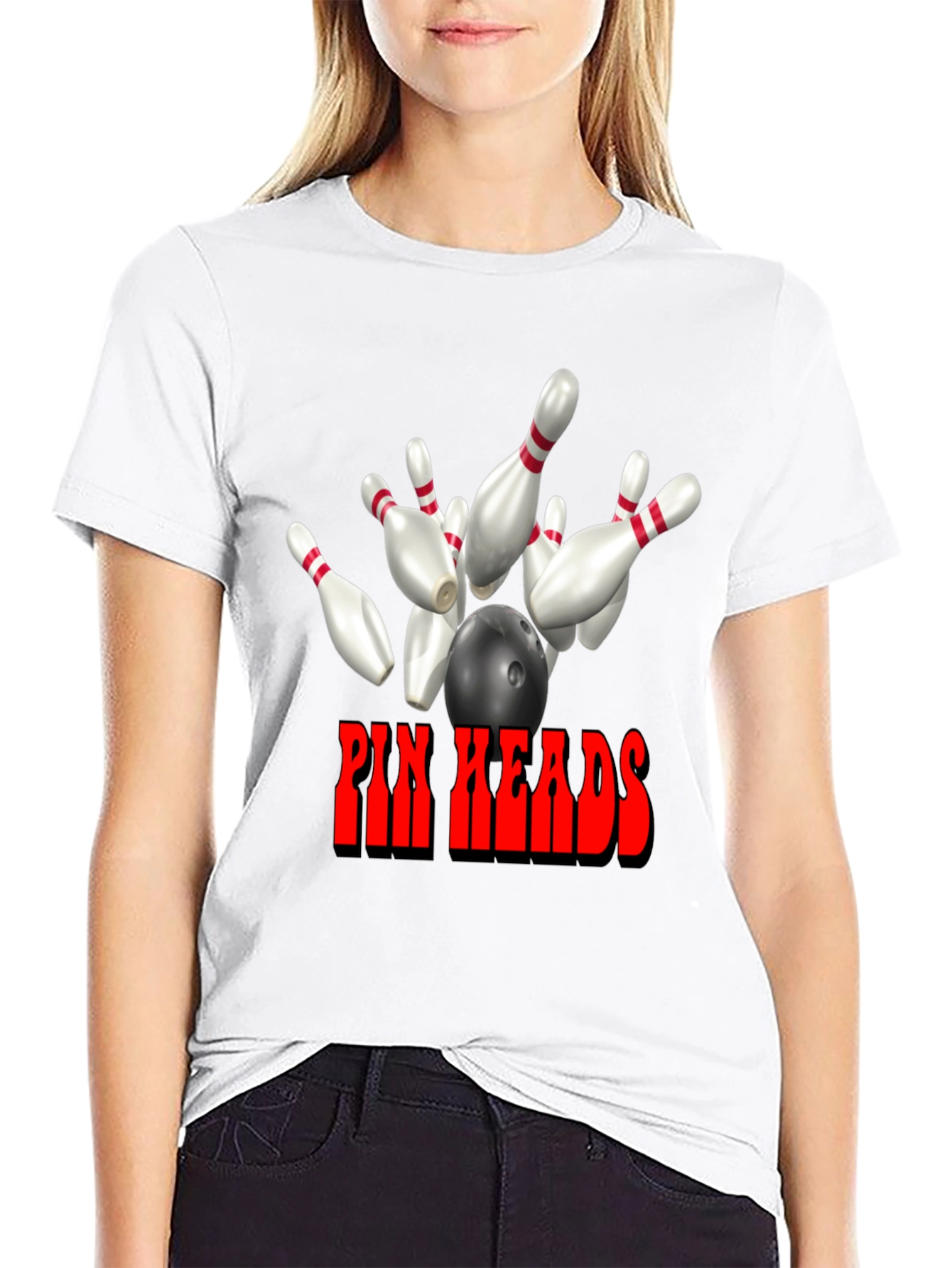 Pin Heads Bowling T-Shirt - Strike Edition
