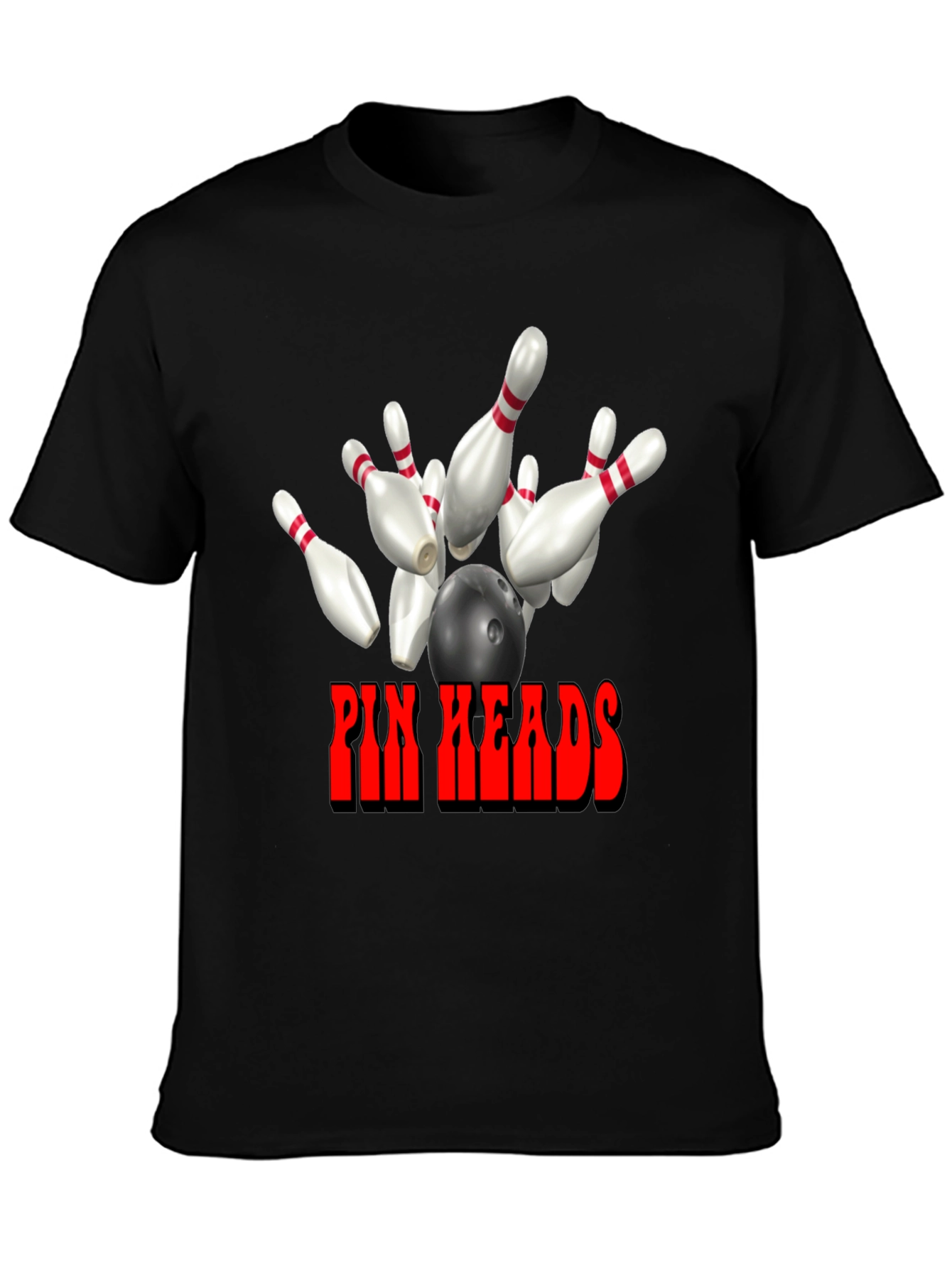 Pin Heads Bowling T-Shirt - Strike Edition