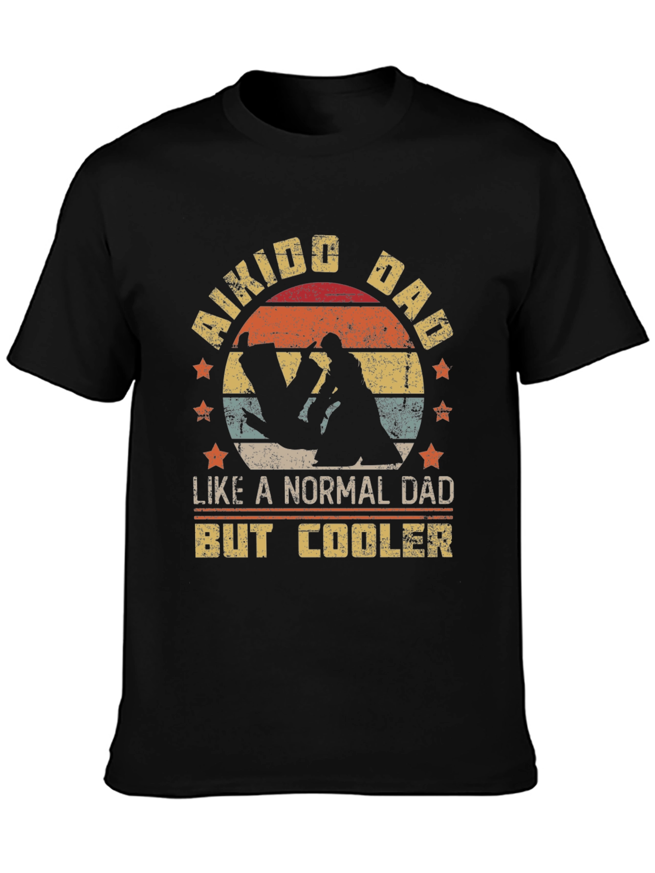 Aikido Dad T-Shirt: Cool Martial Arts Fathers Day Gift