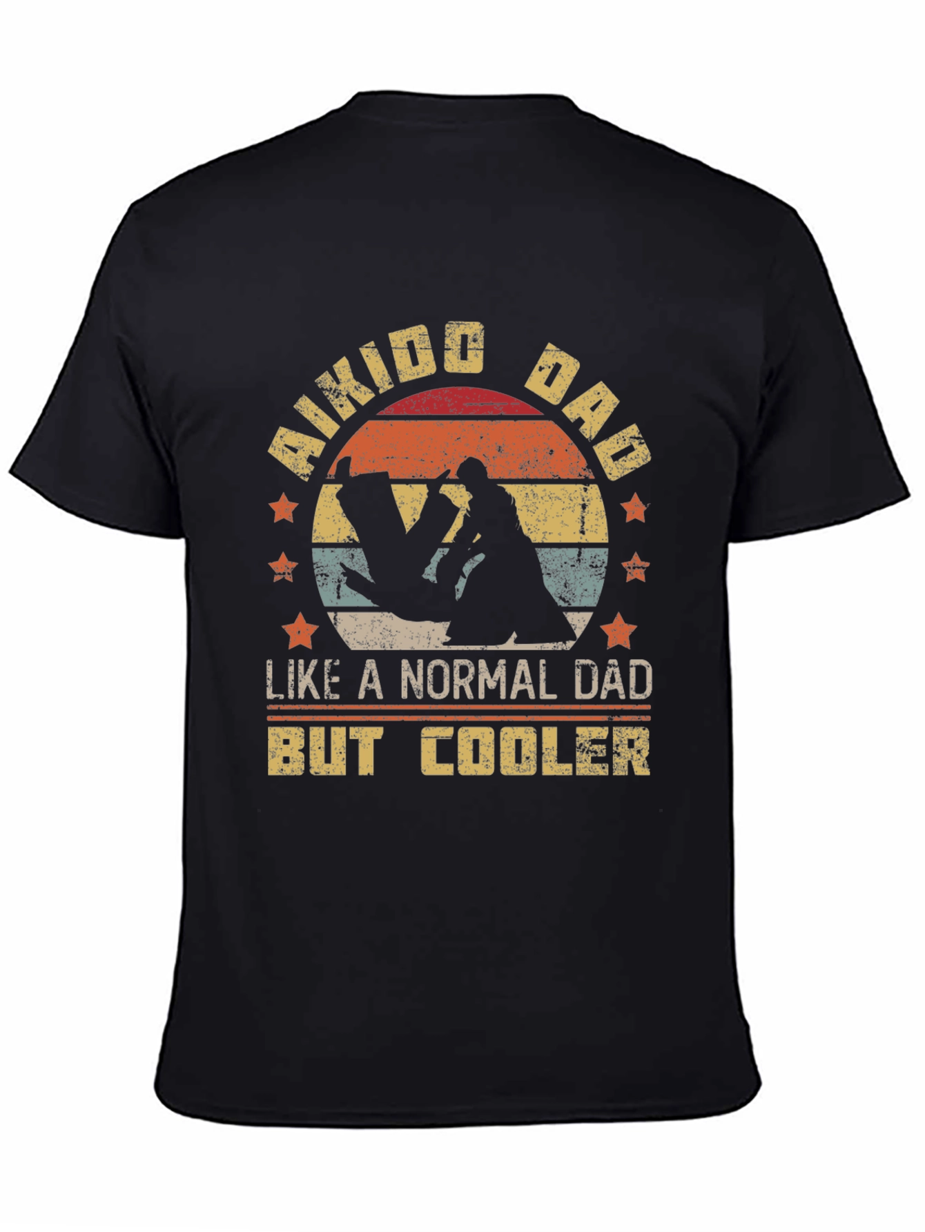 Aikido Dad T-Shirt: Cool Martial Arts Fathers Day Gift