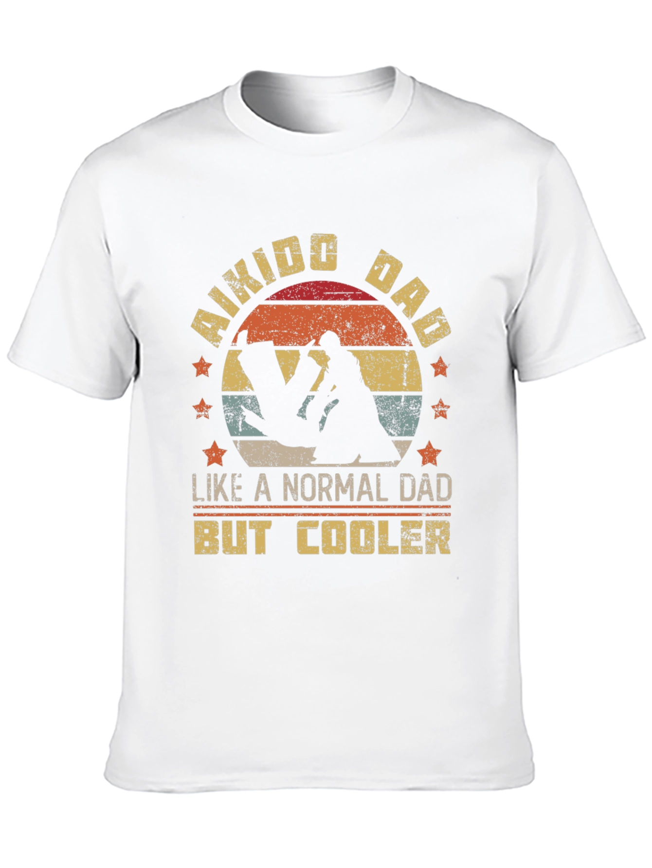 Aikido Dad T-Shirt: Cool Martial Arts Fathers Day Gift