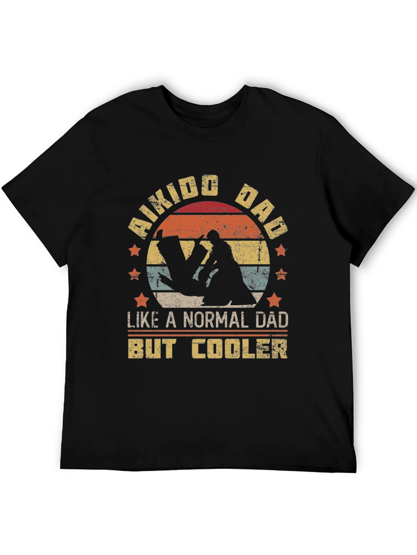 Aikido Dad T-Shirt: Cool Martial Arts Fathers Day Gift