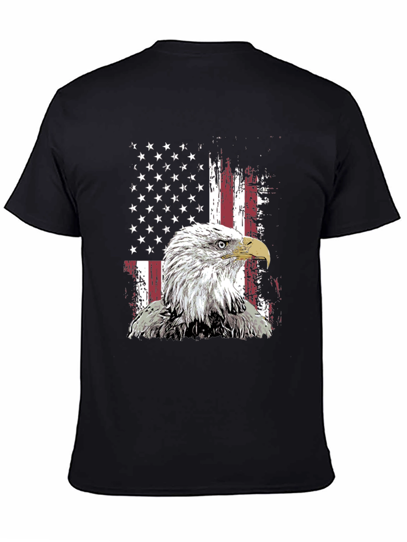 American Eagle Flag Graphic Tee - Patriotic Style