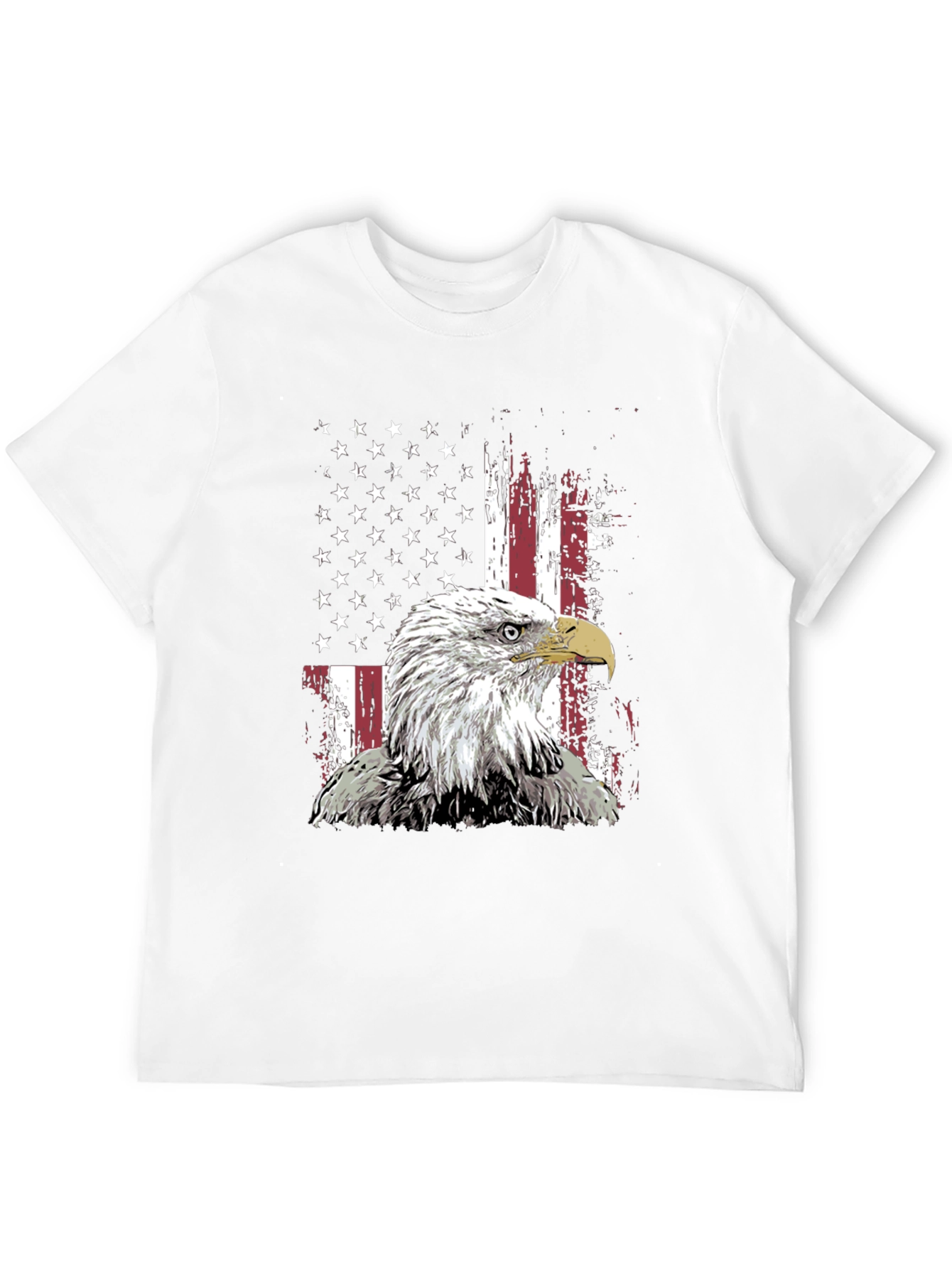 American Eagle Flag Graphic Tee - Patriotic Style
