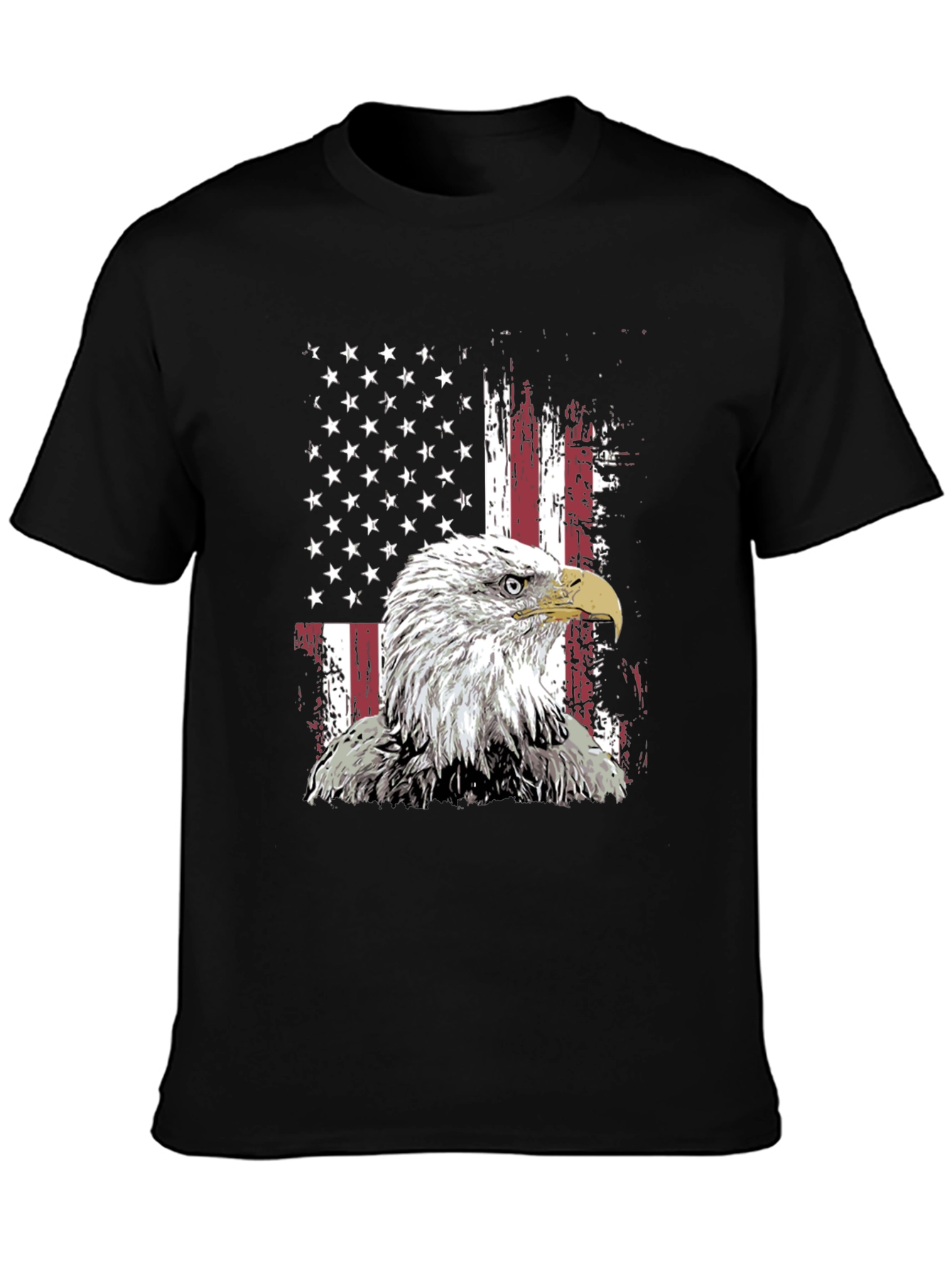 American Eagle Flag Graphic Tee - Patriotic Style