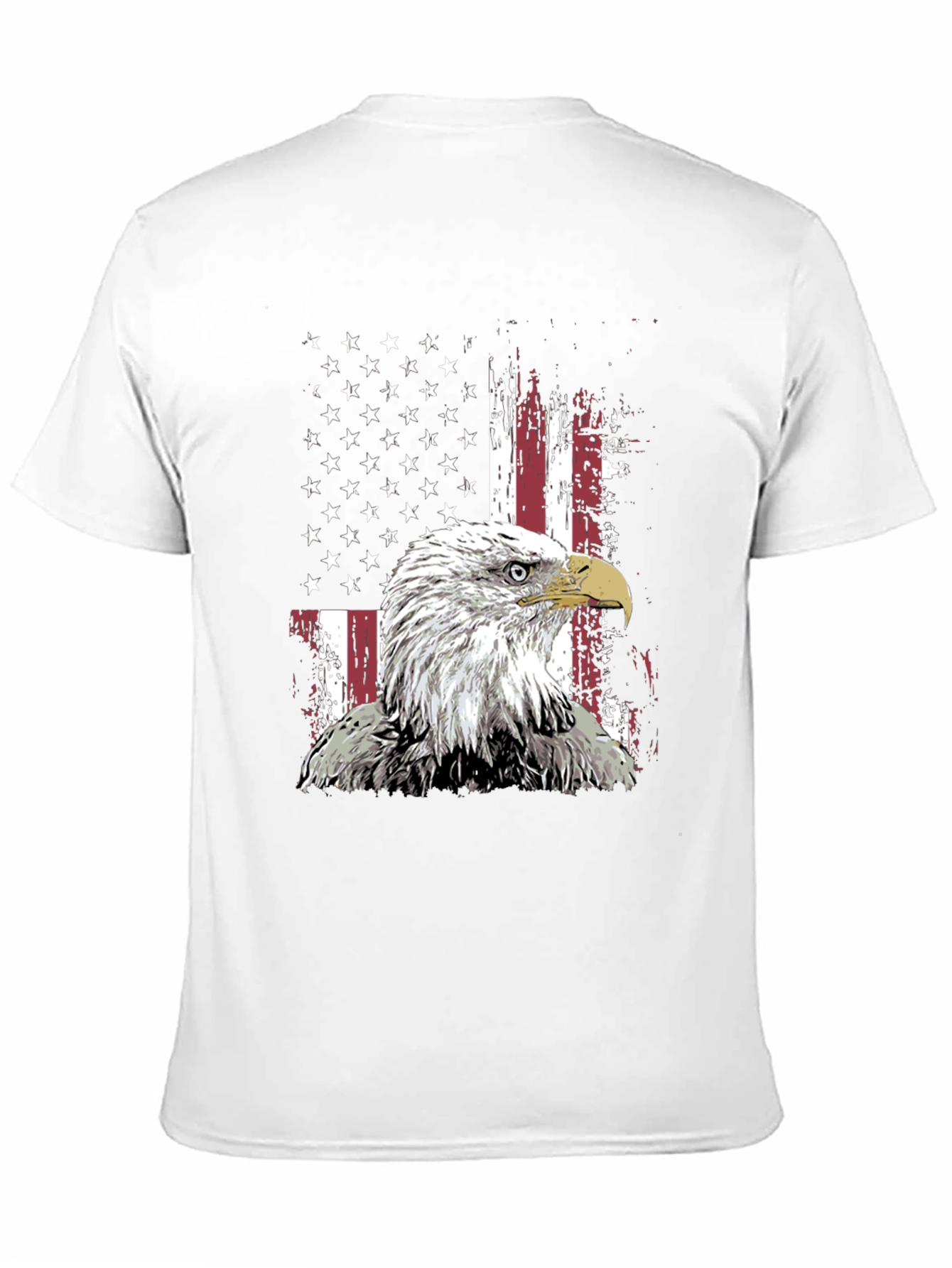 American Eagle Flag Graphic Tee - Patriotic Style
