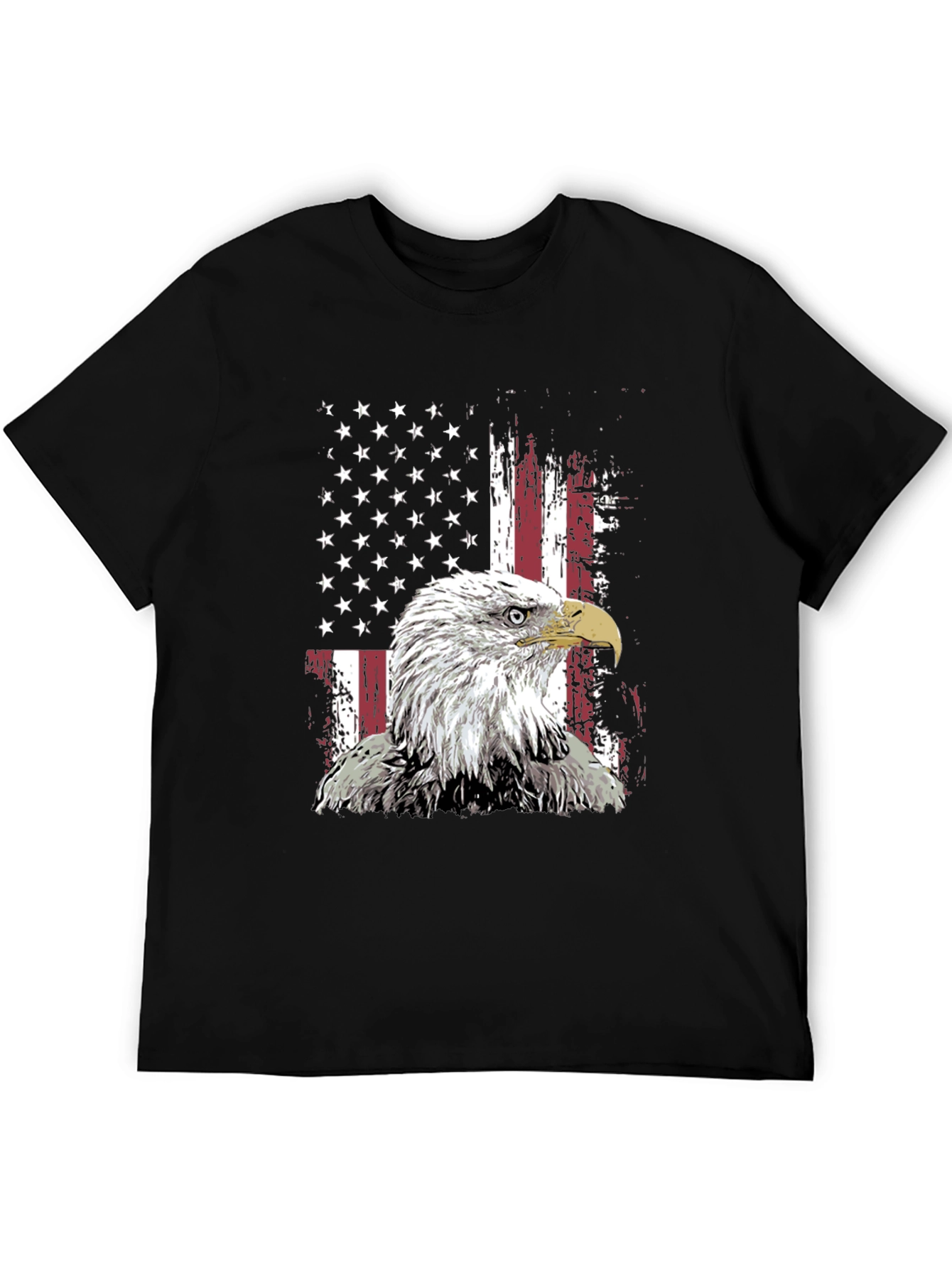 American Eagle Flag Graphic Tee - Patriotic Style
