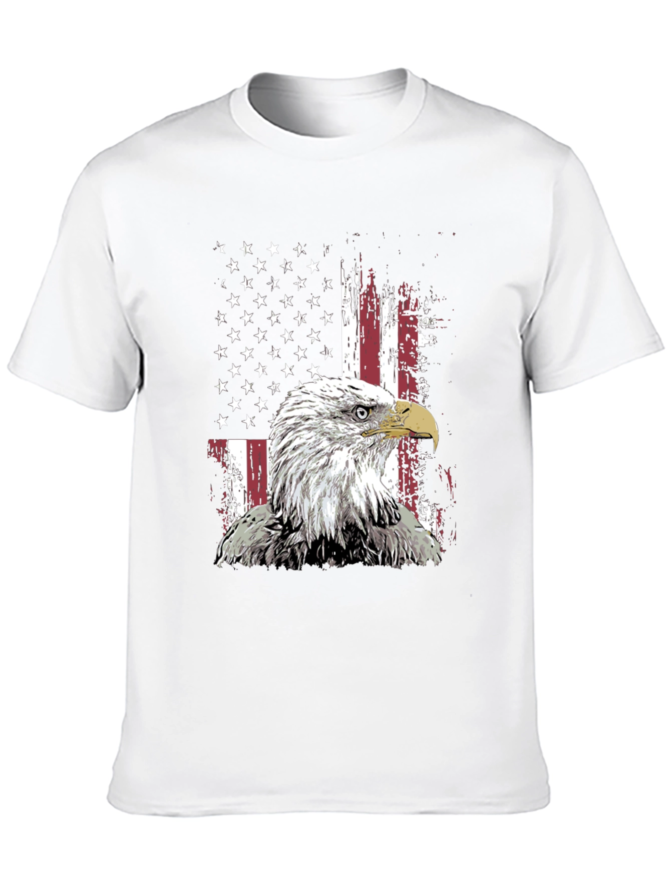 American Eagle Flag Graphic Tee - Patriotic Style