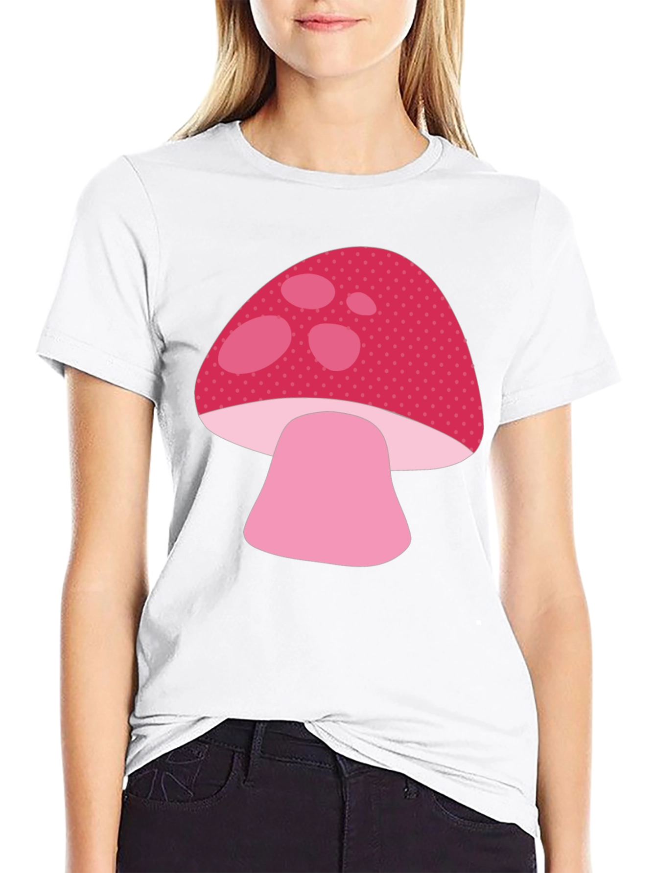 Mushroom Graphic Tee - Cute Casual Shirt