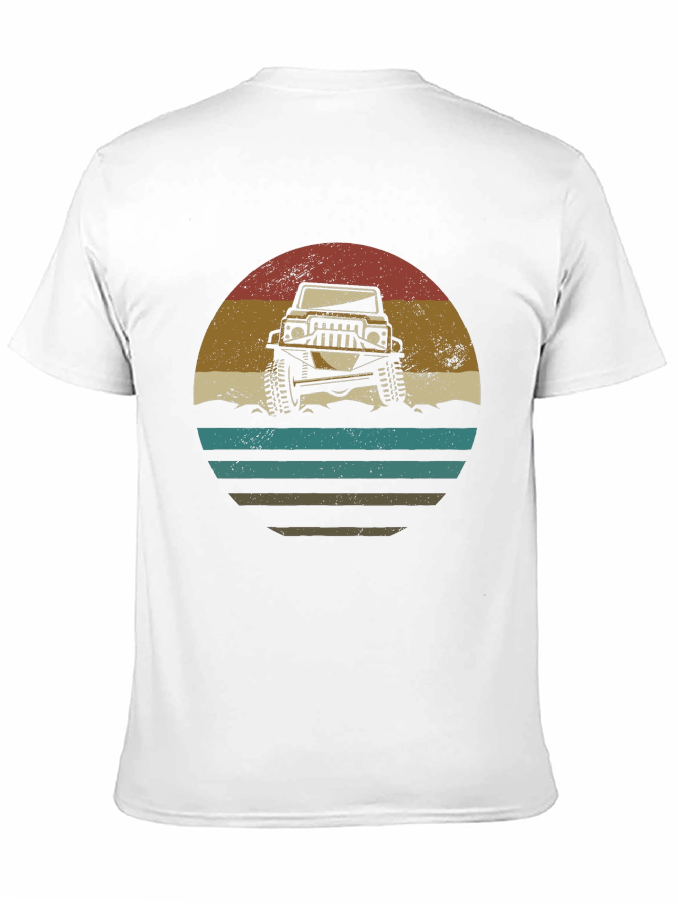 Retro Off-Road Vehicle Graphic T-Shirt