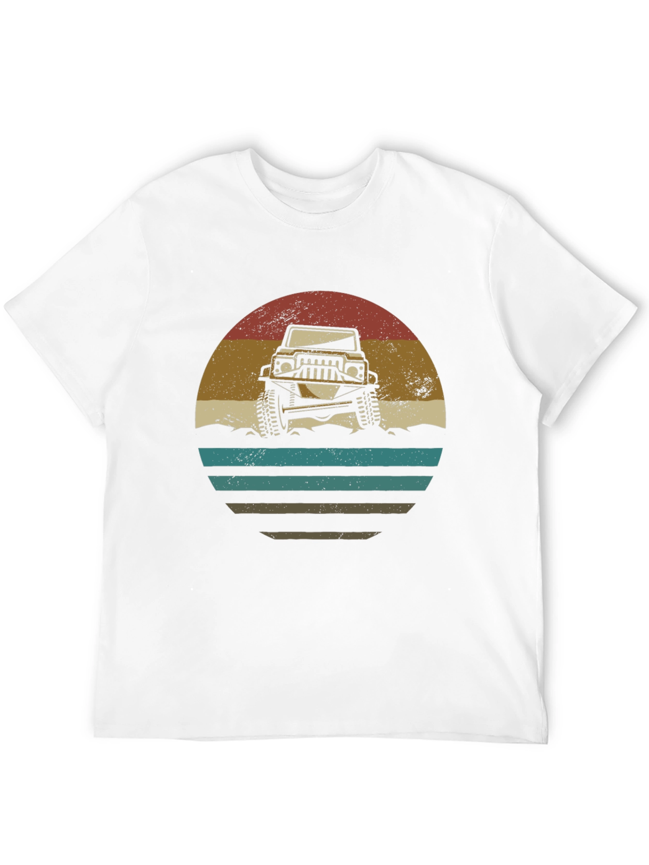 Retro Off-Road Vehicle Graphic T-Shirt