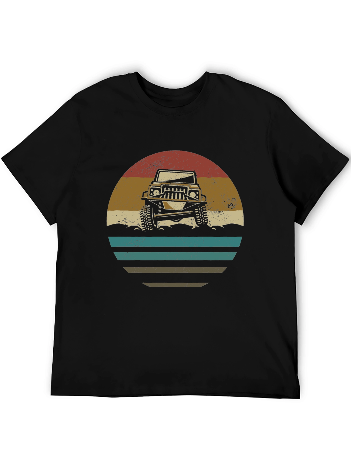 Retro Off-Road Vehicle Graphic T-Shirt