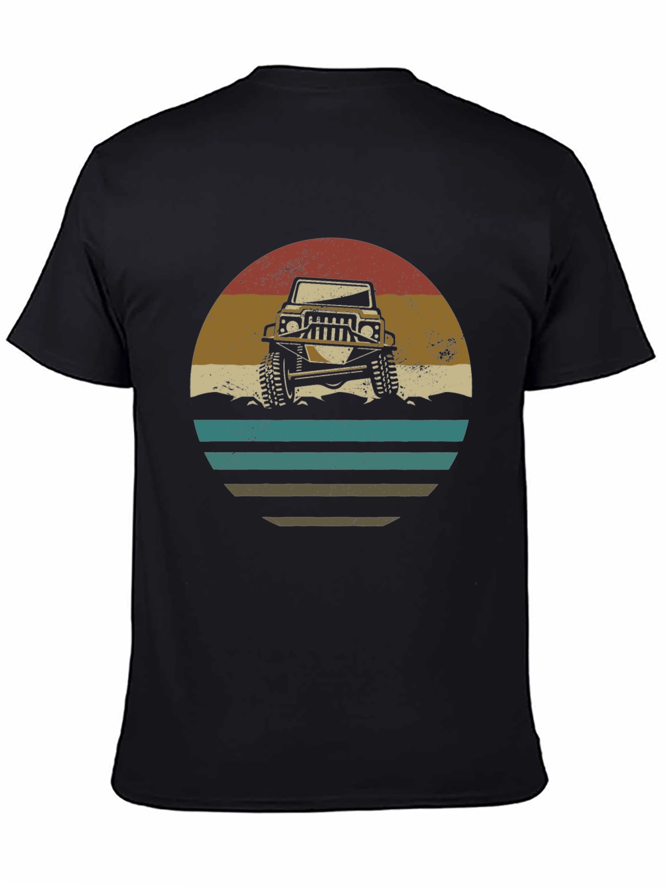 Retro Off-Road Vehicle Graphic T-Shirt