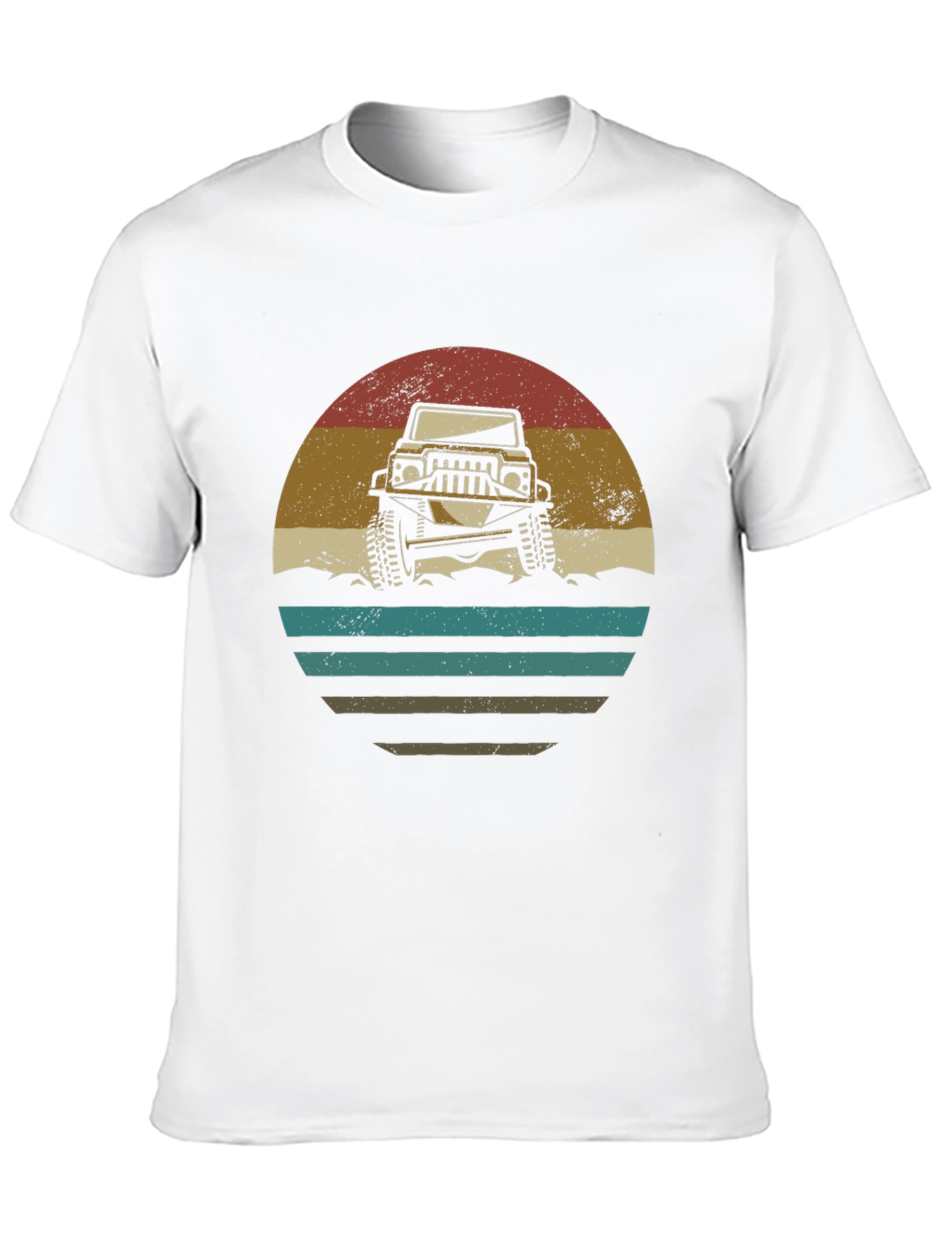 Retro Off-Road Vehicle Graphic T-Shirt