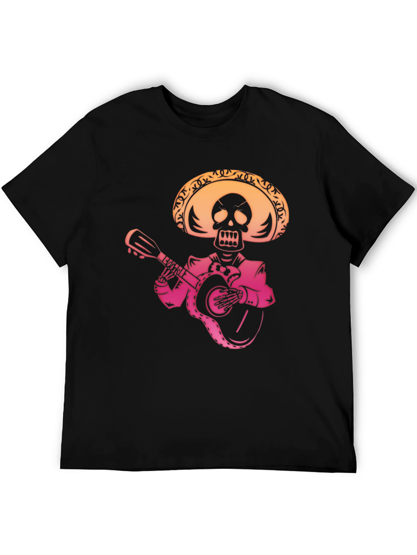 Mariachi Skeleton T-Shirt - Day of the Dead Style