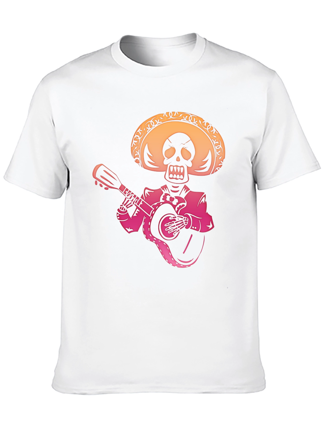 Mariachi Skeleton T-Shirt - Day of the Dead Style