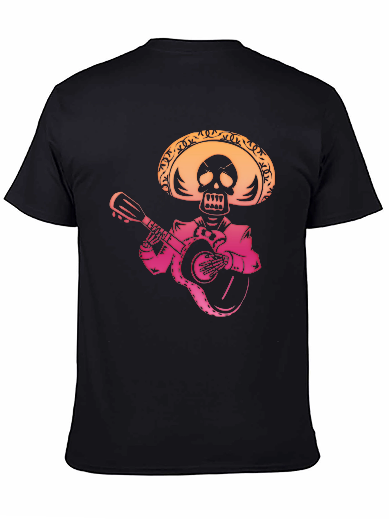 Mariachi Skeleton T-Shirt - Day of the Dead Style