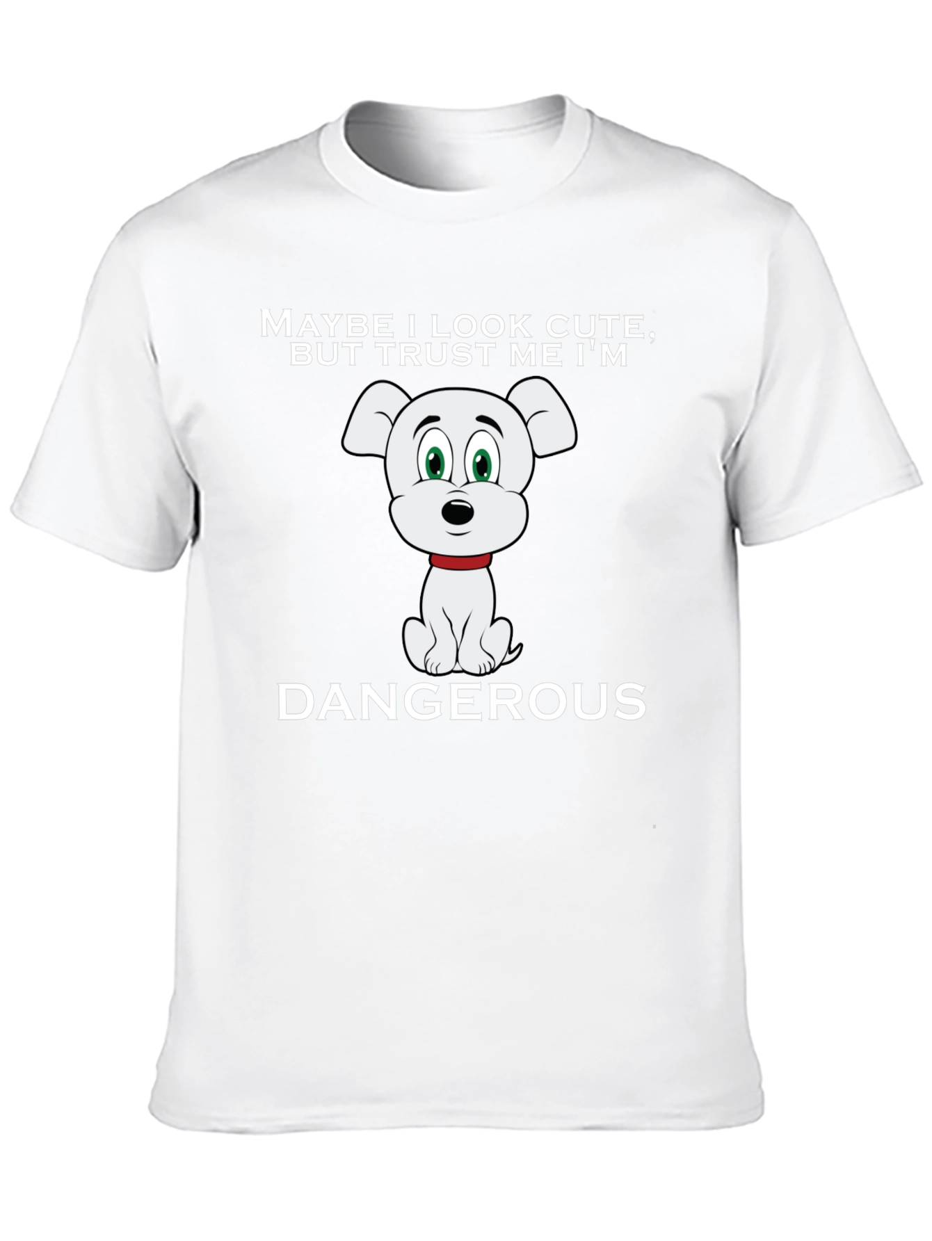 Cute But Dangerous Dog Graphic Tee