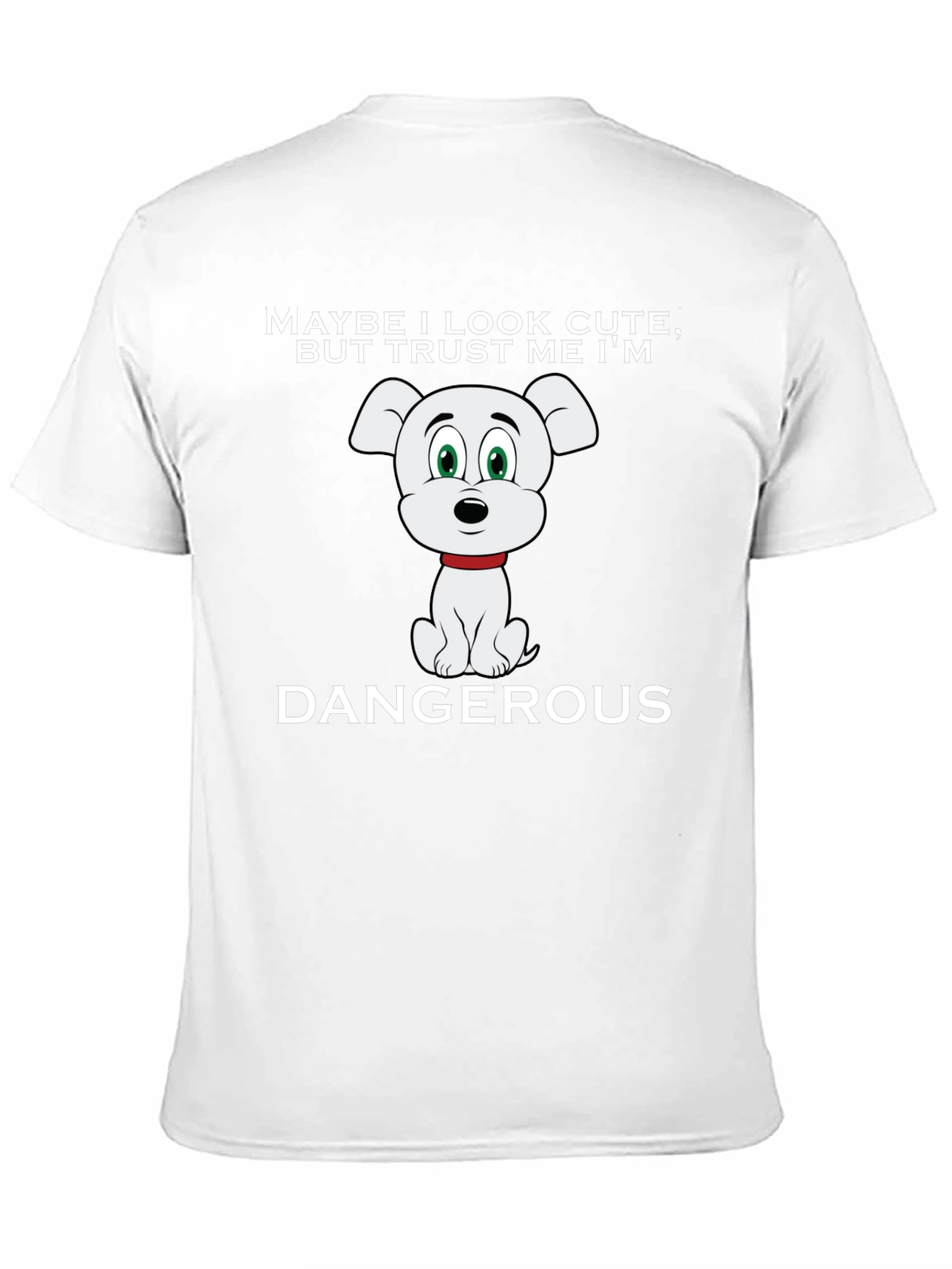 Cute But Dangerous Dog Graphic Tee