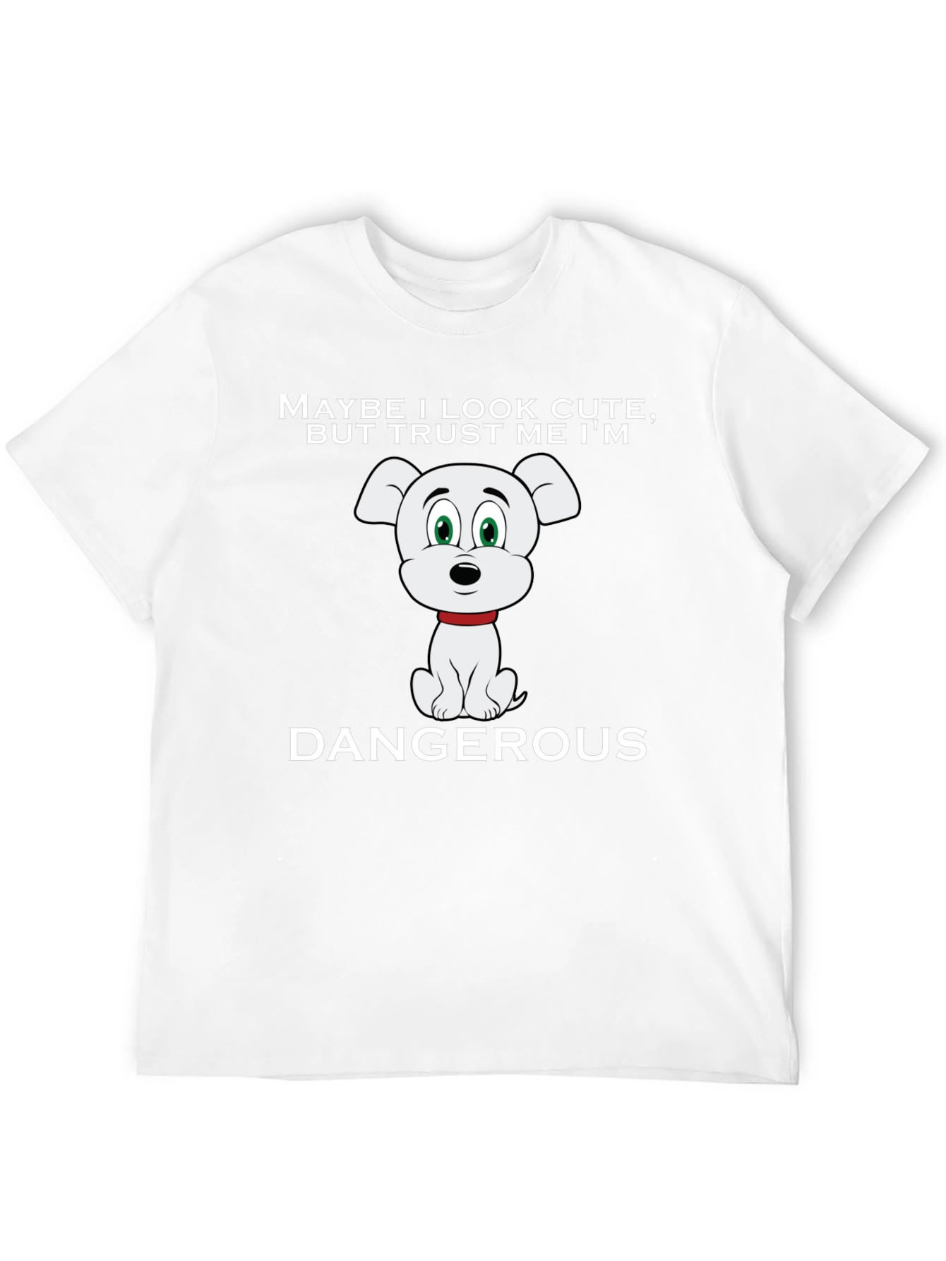 Cute But Dangerous Dog Graphic Tee