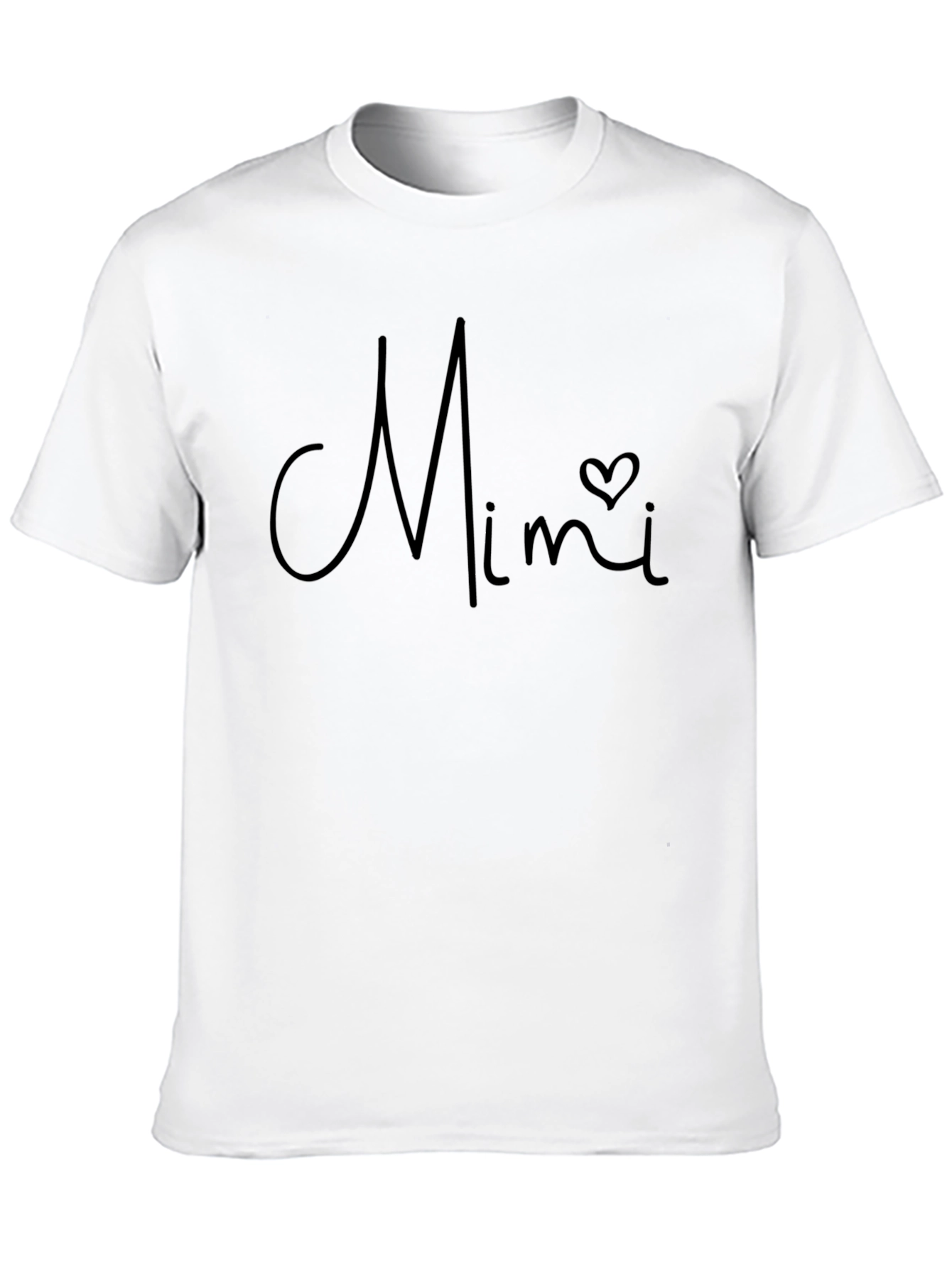 Mimi Heart Graphic Black Tee