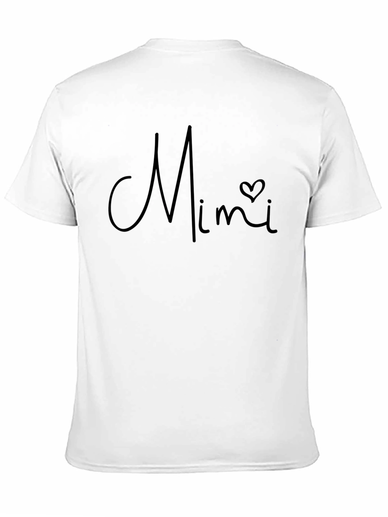 Mimi Heart Graphic Black Tee