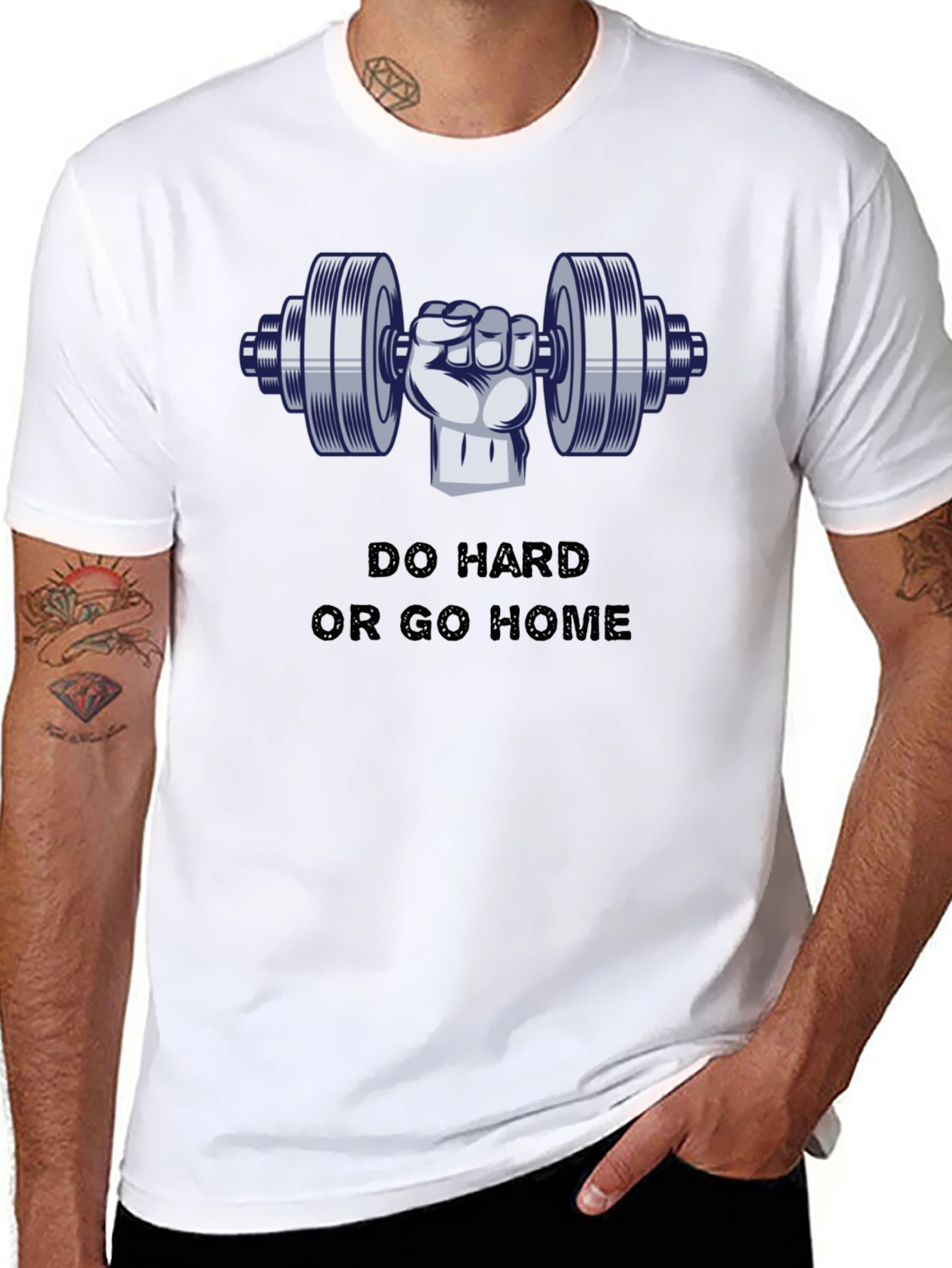Do Hard or Go Home Graphic T-Shirt