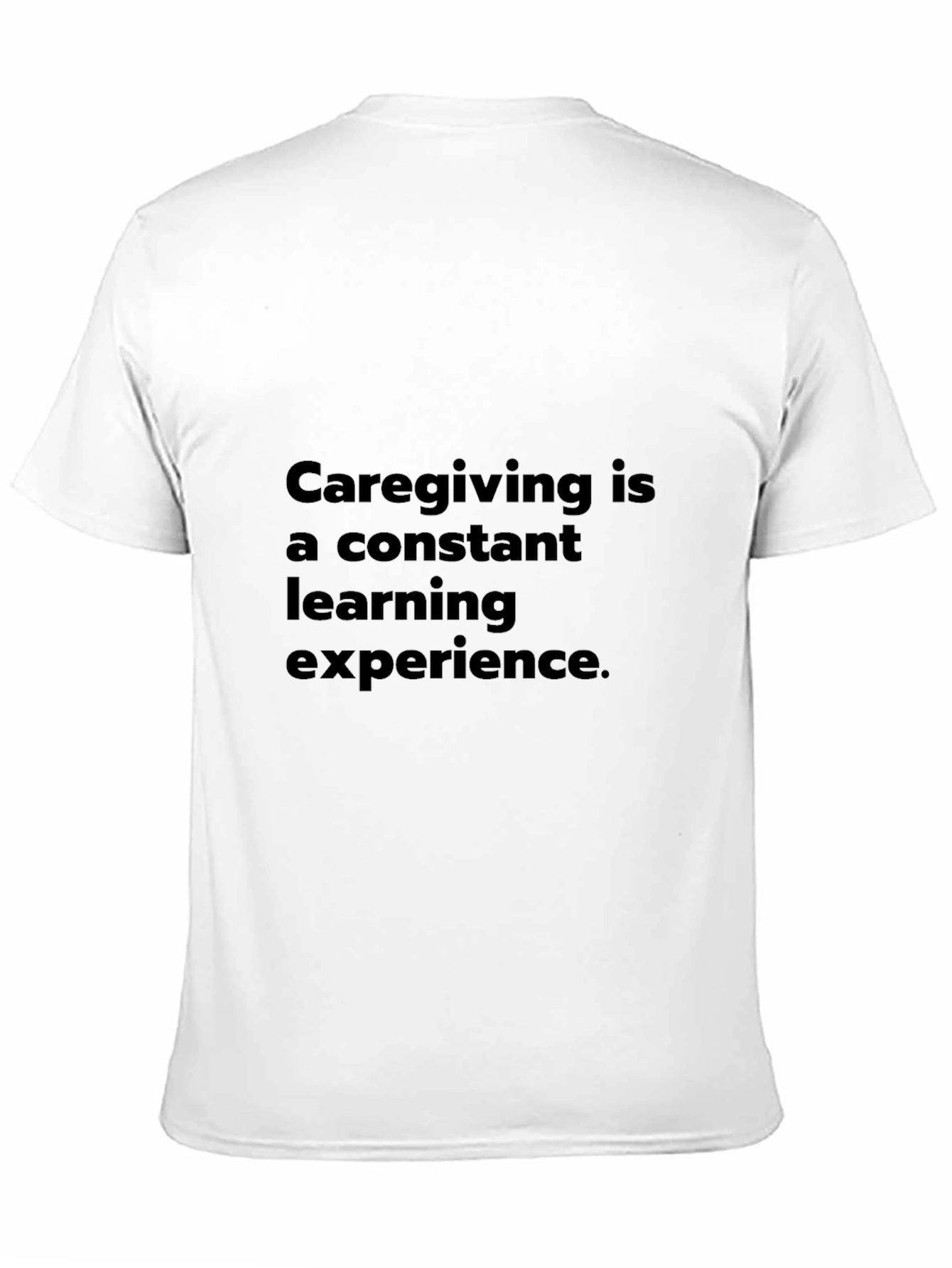 Caregiving Learning Experience Black T-Shirt