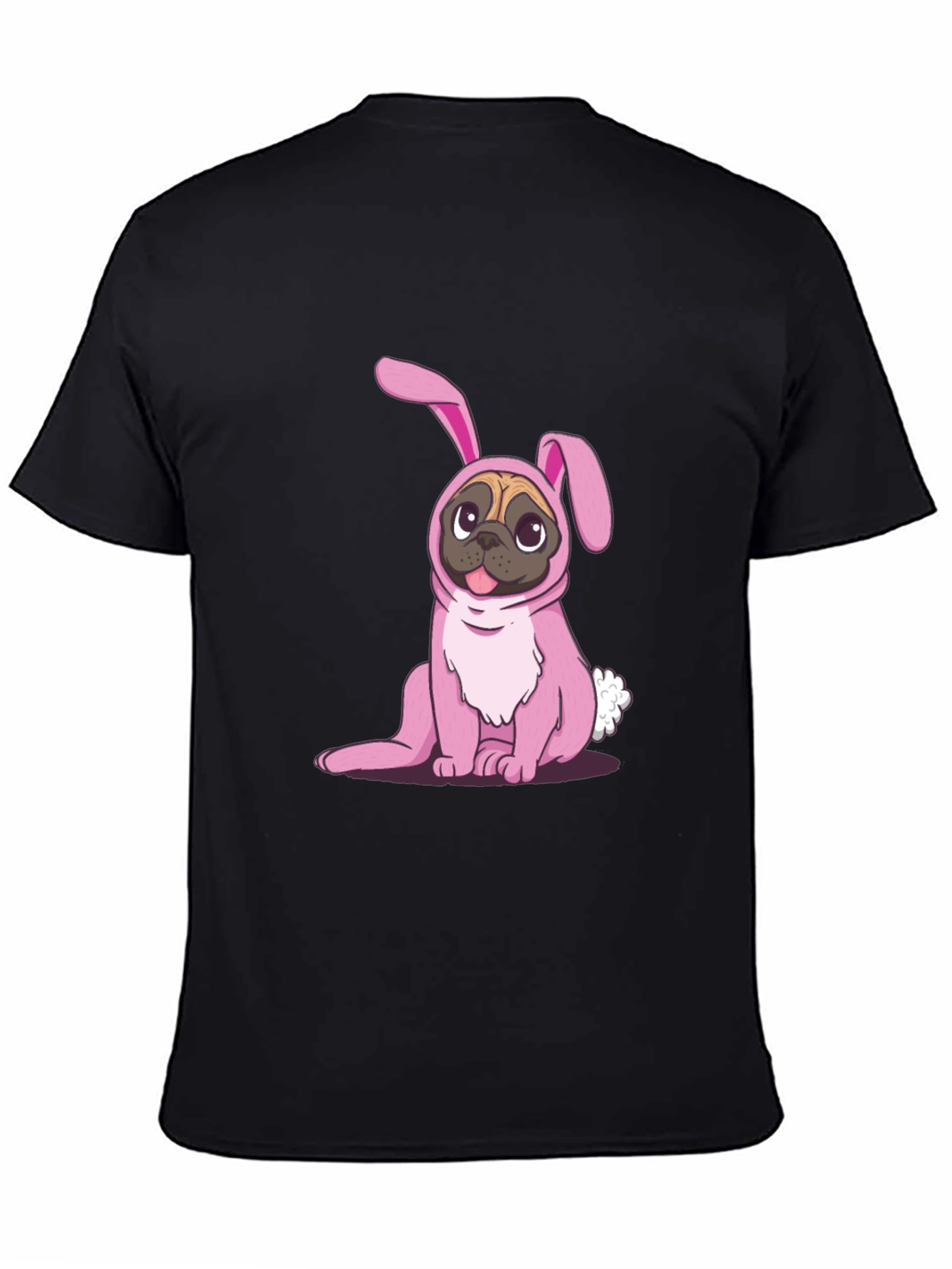 Pug Bunny Costume T-Shirt - Easter Fun
