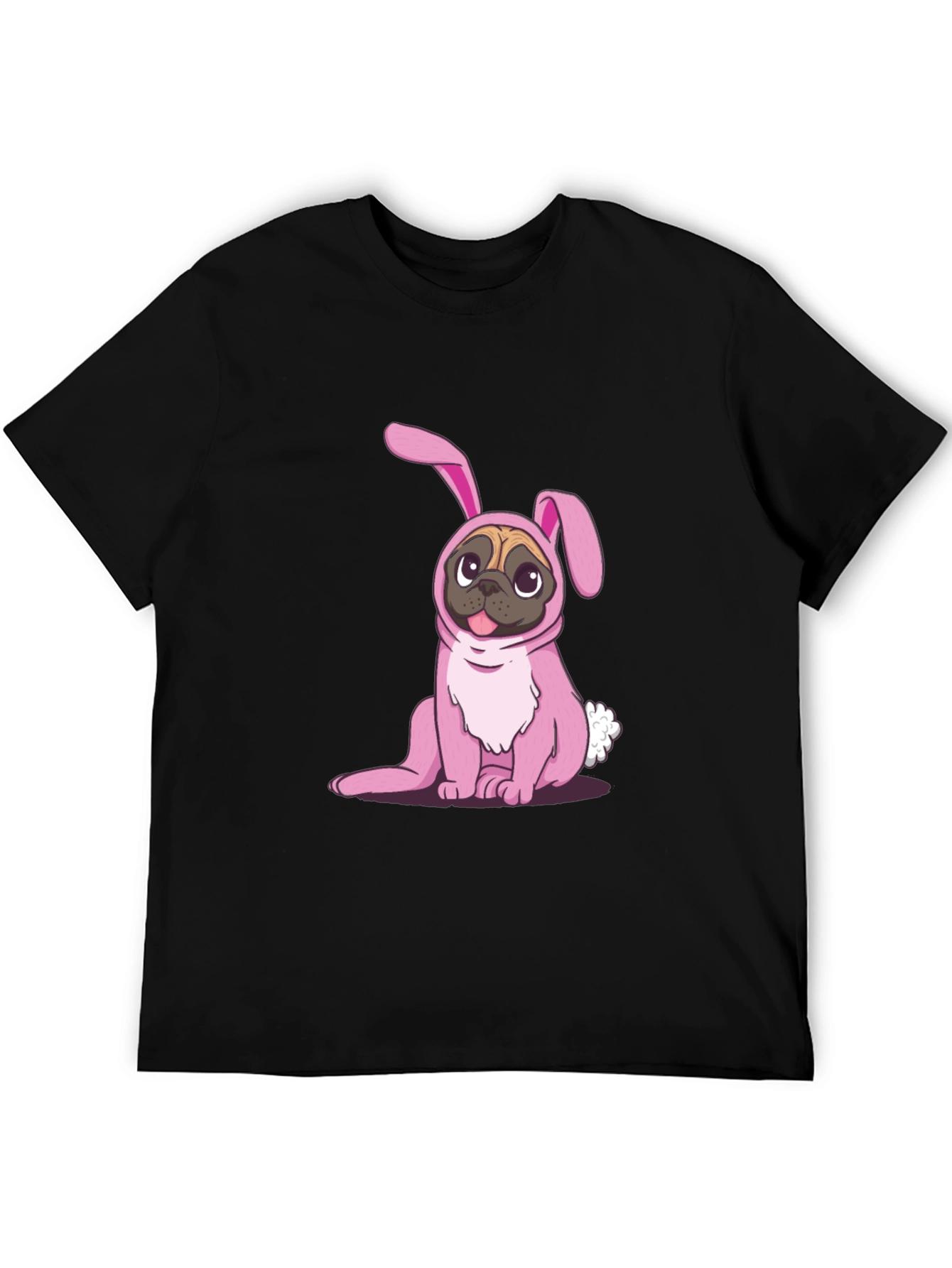 Pug Bunny Costume T-Shirt - Easter Fun