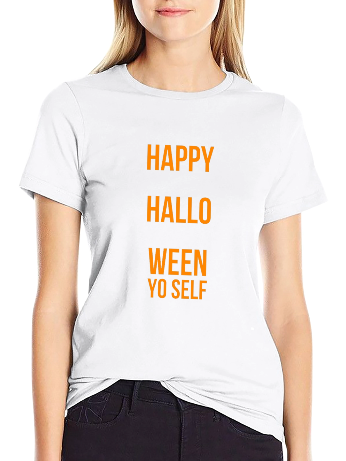 Happy Halloweeen Yo Self Graphic Tee