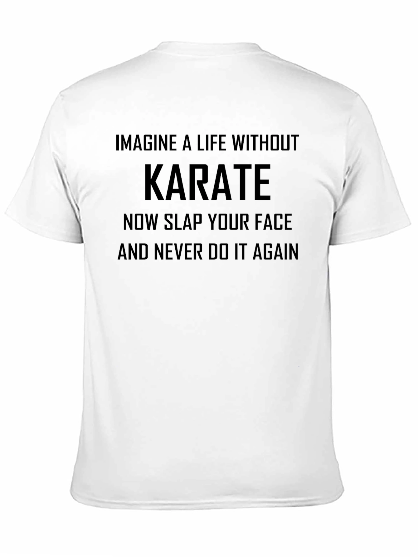 Karate T-Shirt - Imagine a Life Without Karate