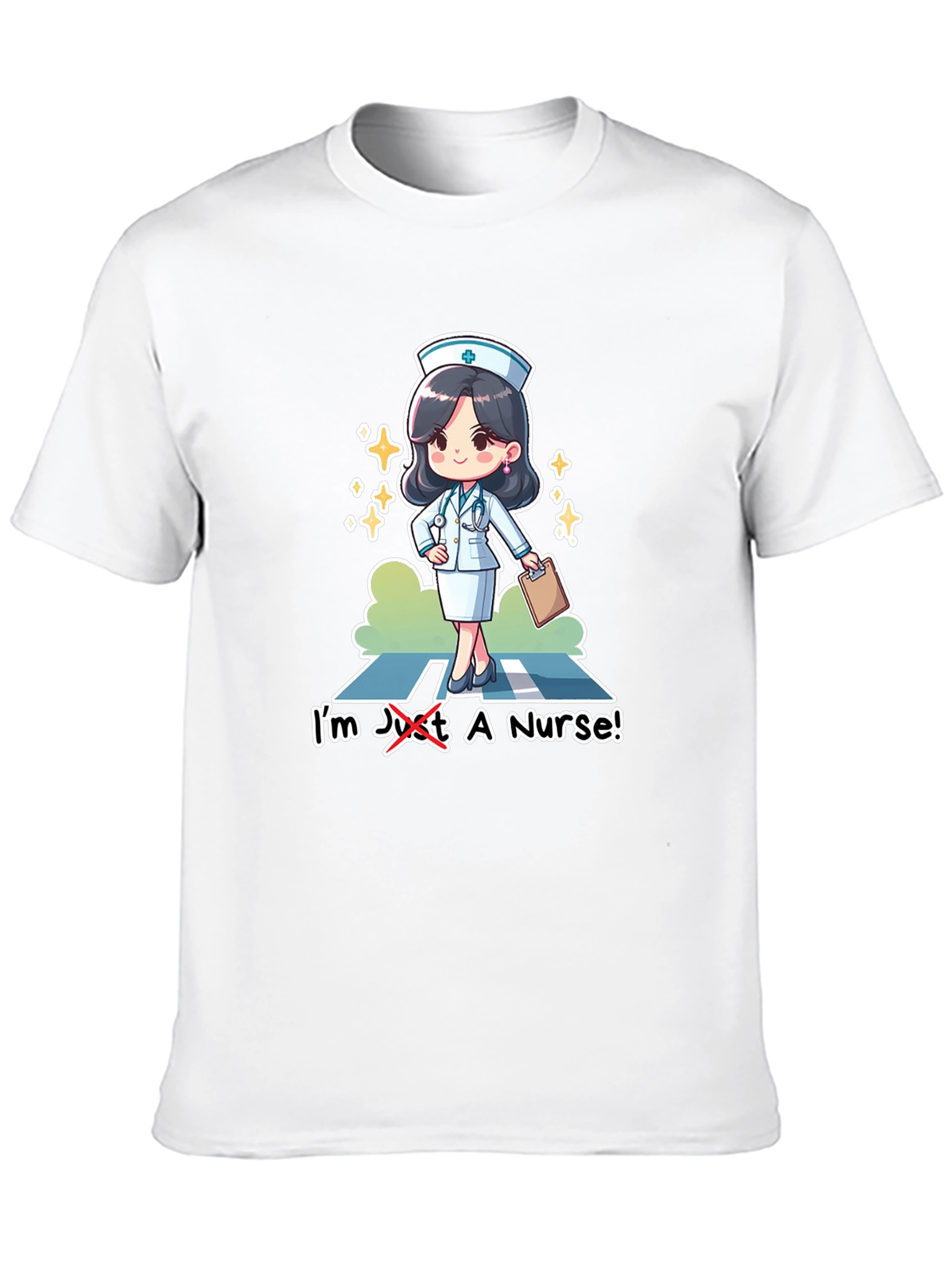 Cute Nurse Graphic T-Shirt - Medical Hero Tee