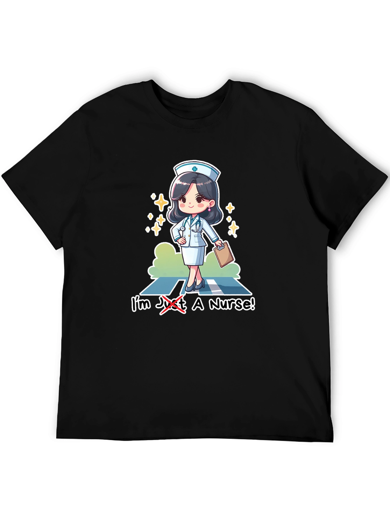 Cute Nurse Graphic T-Shirt - Medical Hero Tee