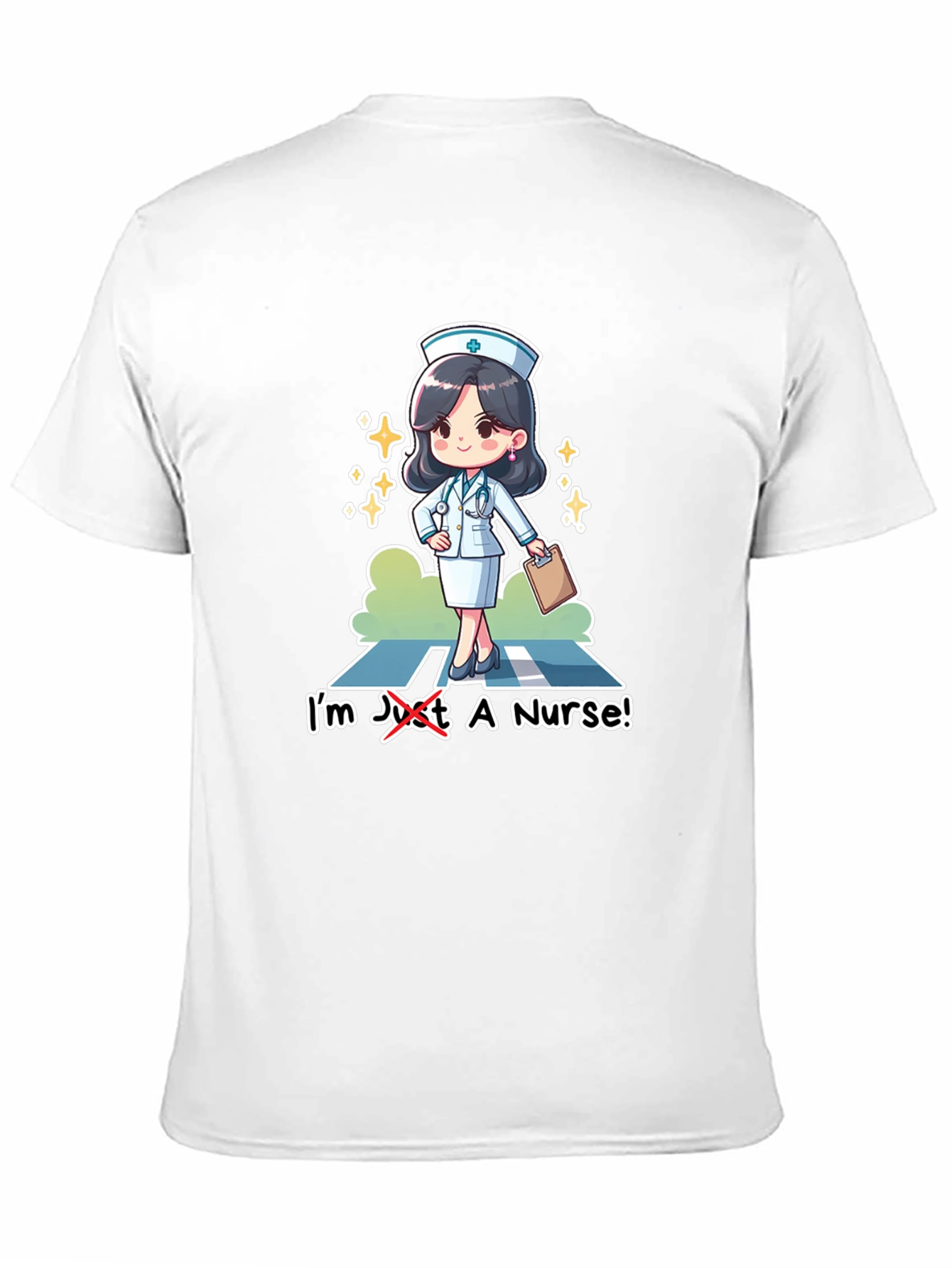 Cute Nurse Graphic T-Shirt - Medical Hero Tee